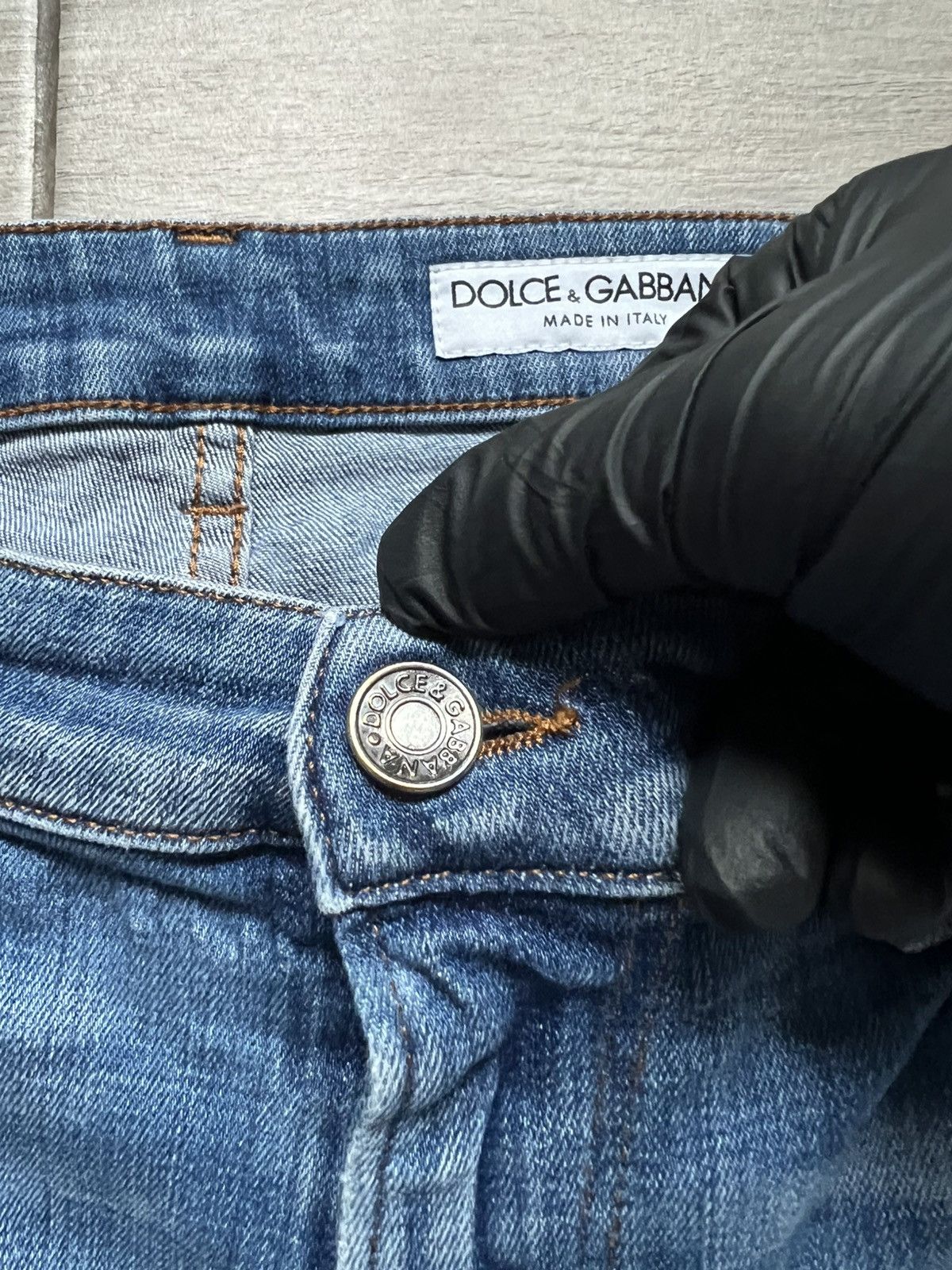 Dolce & Gabbana Vintage Dolce & Gabbana Denim Pants Mini Logo S Size Size US 31 - 9 Thumbnail