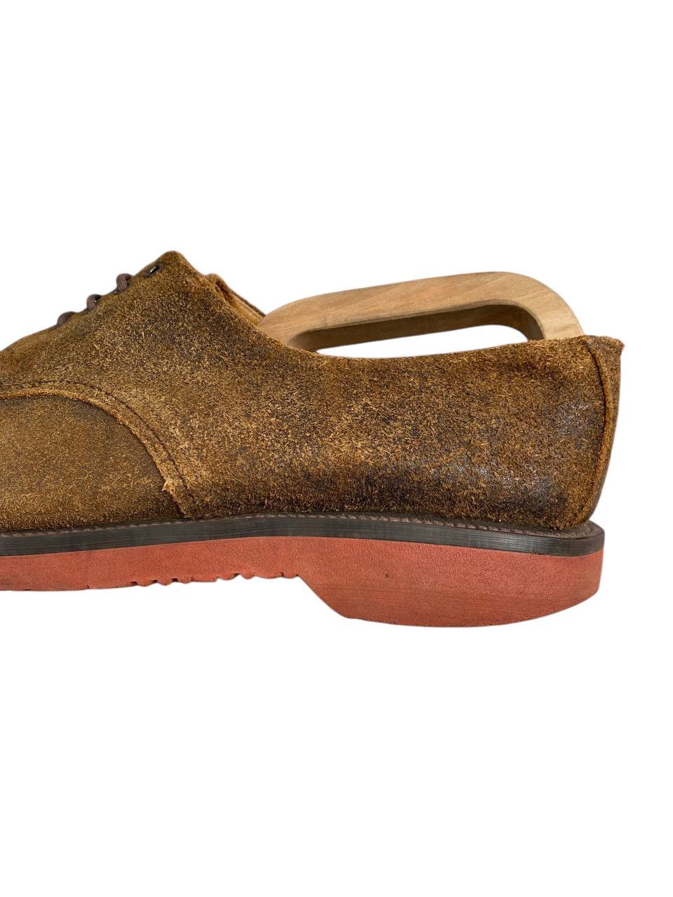 George Cox Geroge Cox Broken Suede Brown Derby Shoes Size US 10 / EU 43 - 19 Thumbnail