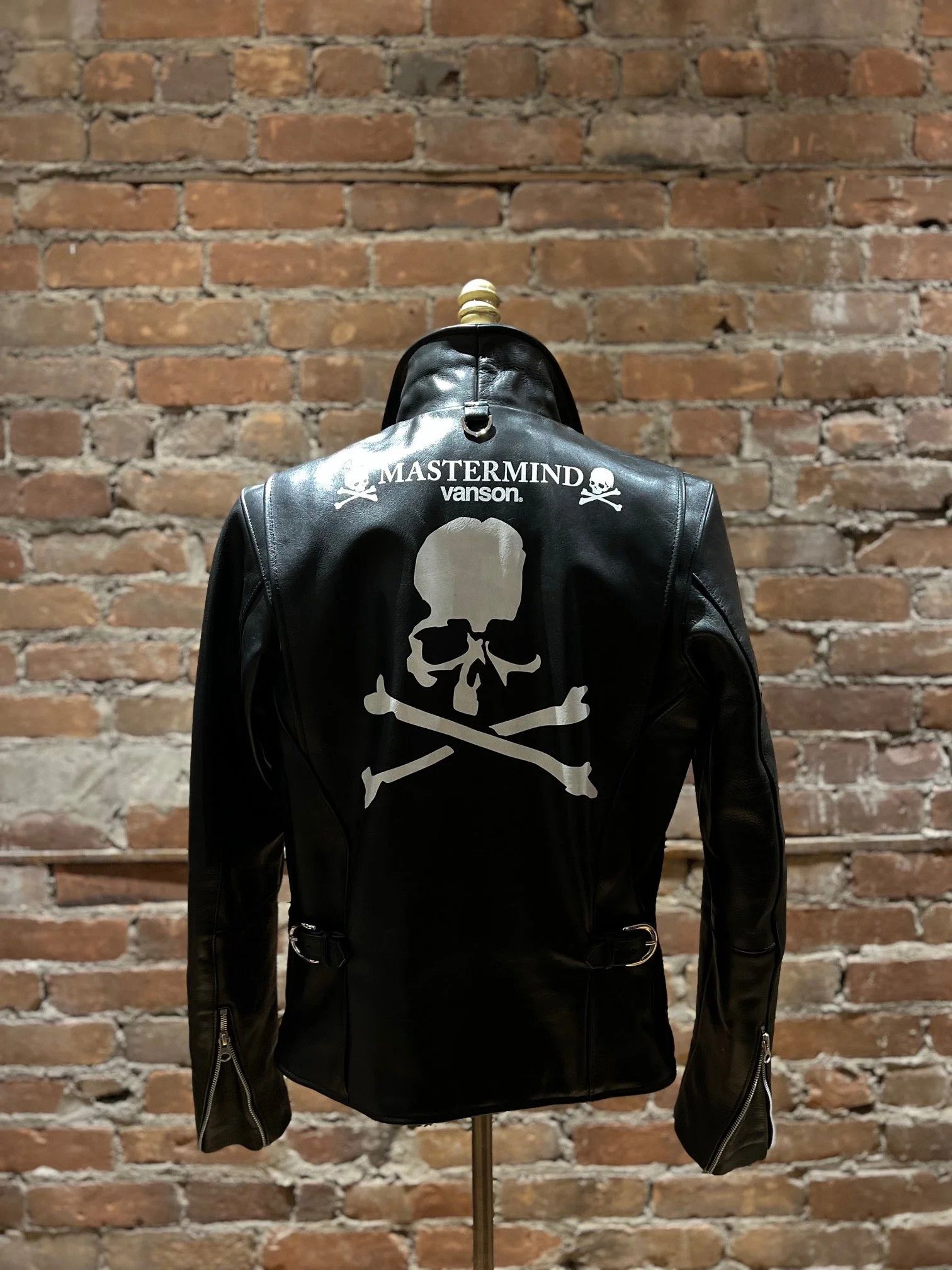 Mastermind Japan × Vanson Leathers Mastermind Japan × Vanson Leather Lambskin Biker Jacket Size US M / EU 48-50 / 2 - 3 Thumbnail