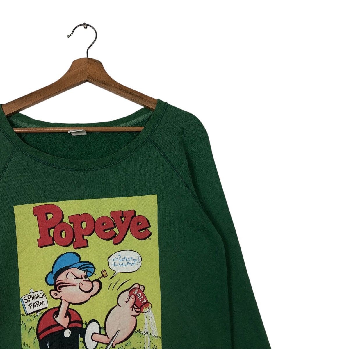 Cartoon Network 📌Vintage Cartoon Popeye Sweatshirt Big Logo Design Size US L / EU 52-54 / 3 - 7 Thumbnail