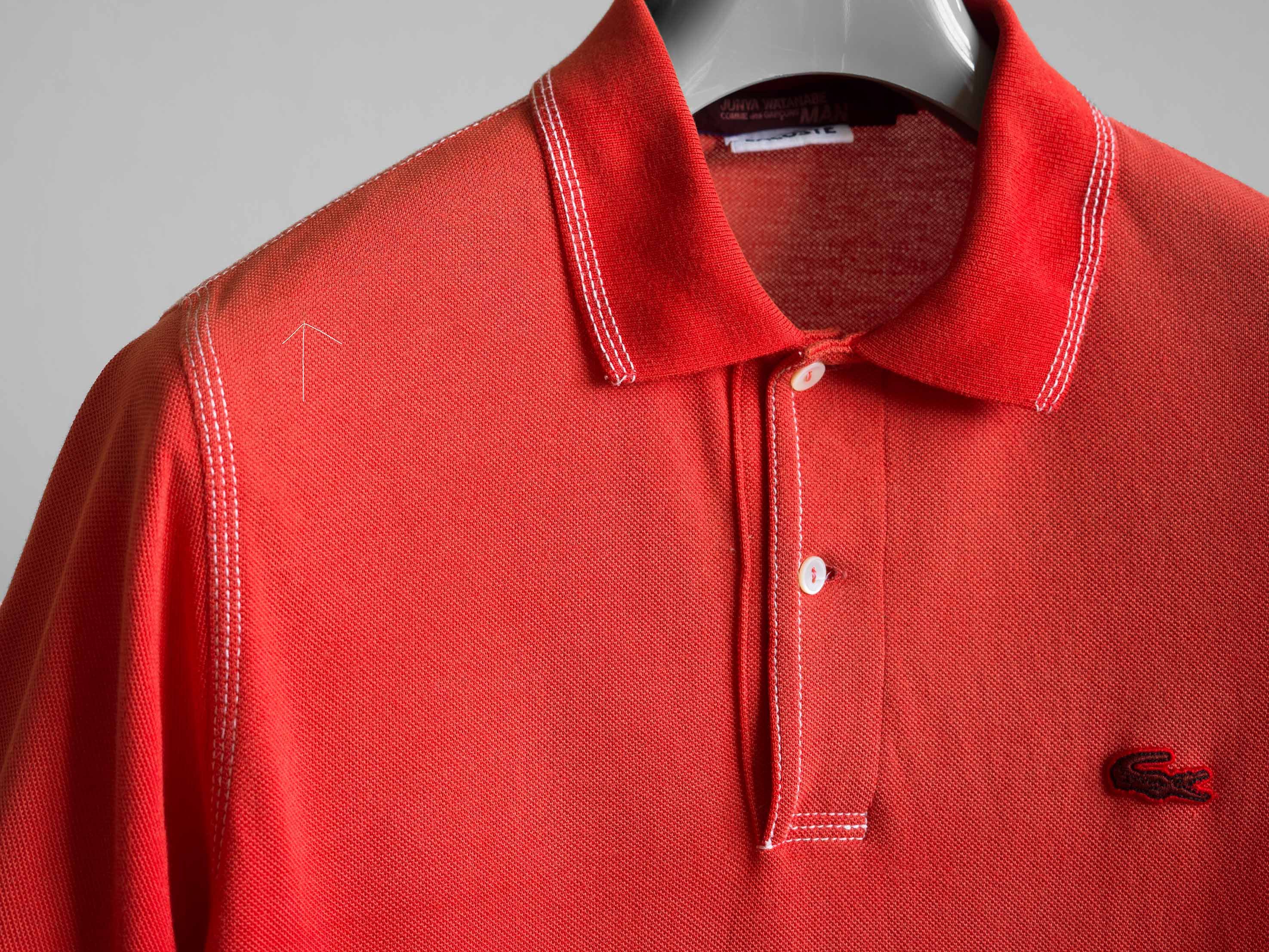 Junya Watanabe × Lacoste SS2006 JUNYA WATANABE MAN x LACOSTE RECONSTRUCTED POLO SHIRT Size US S / EU 44-46 / 1 - 9 Thumbnail