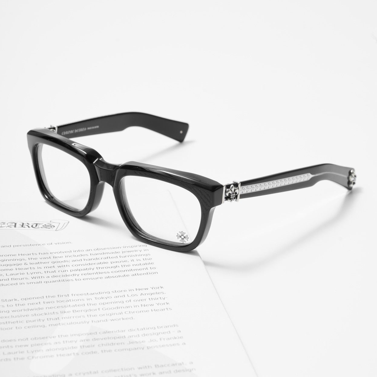 Chrome Hearts CHROME HEARTS SEE YOU IN TEA BLACK GLASSES Size ONE SIZE - 1 Thumbnail