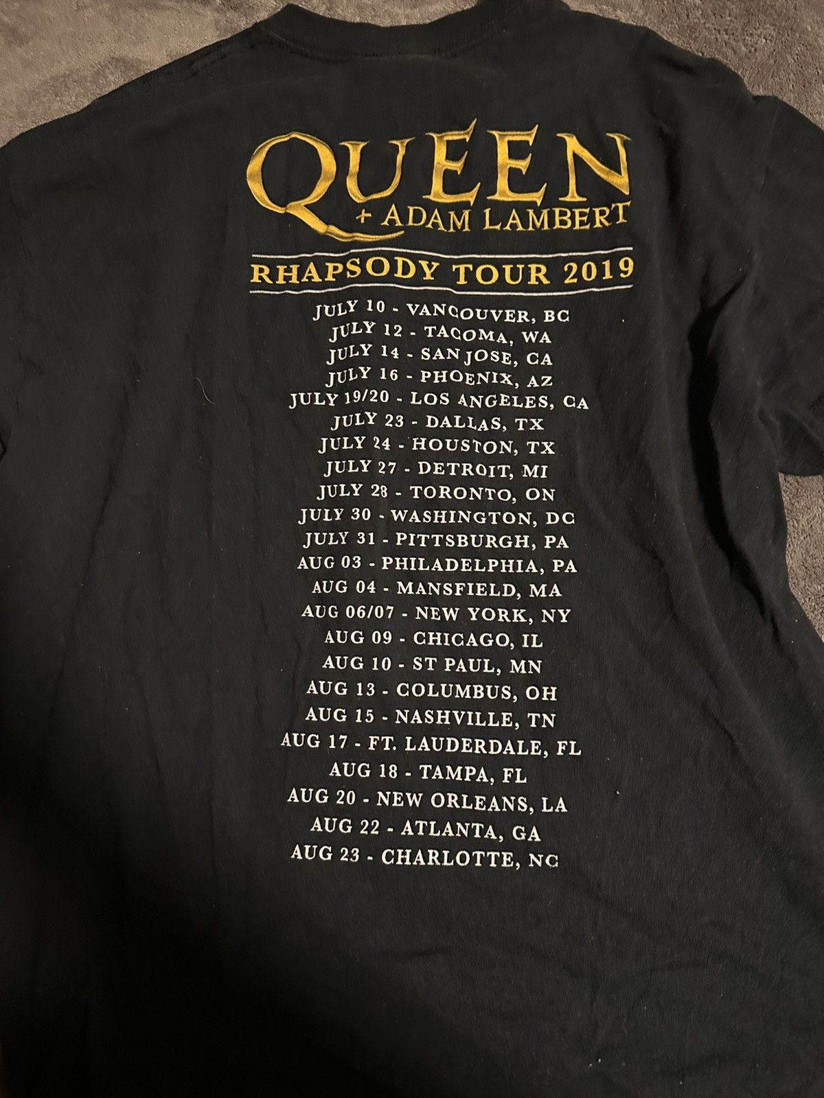 Queen x Adam Lambert Rhapsody Tour 2019