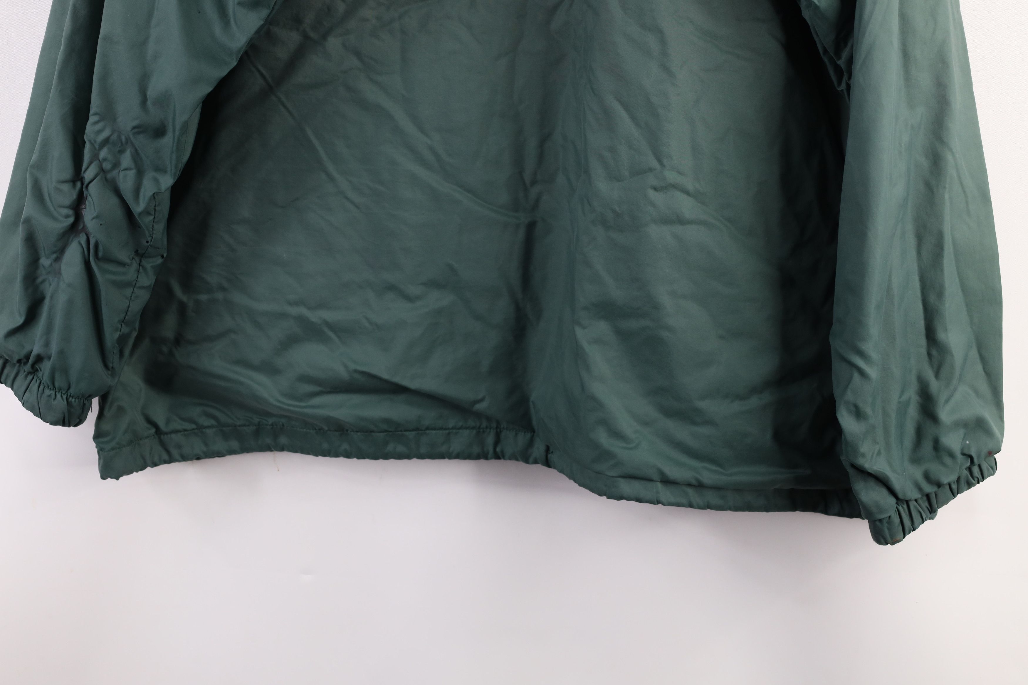 Vintage Vintage 90s Big Mac Coach Coaches Jacket Green Size ONE SIZE - 12 Thumbnail