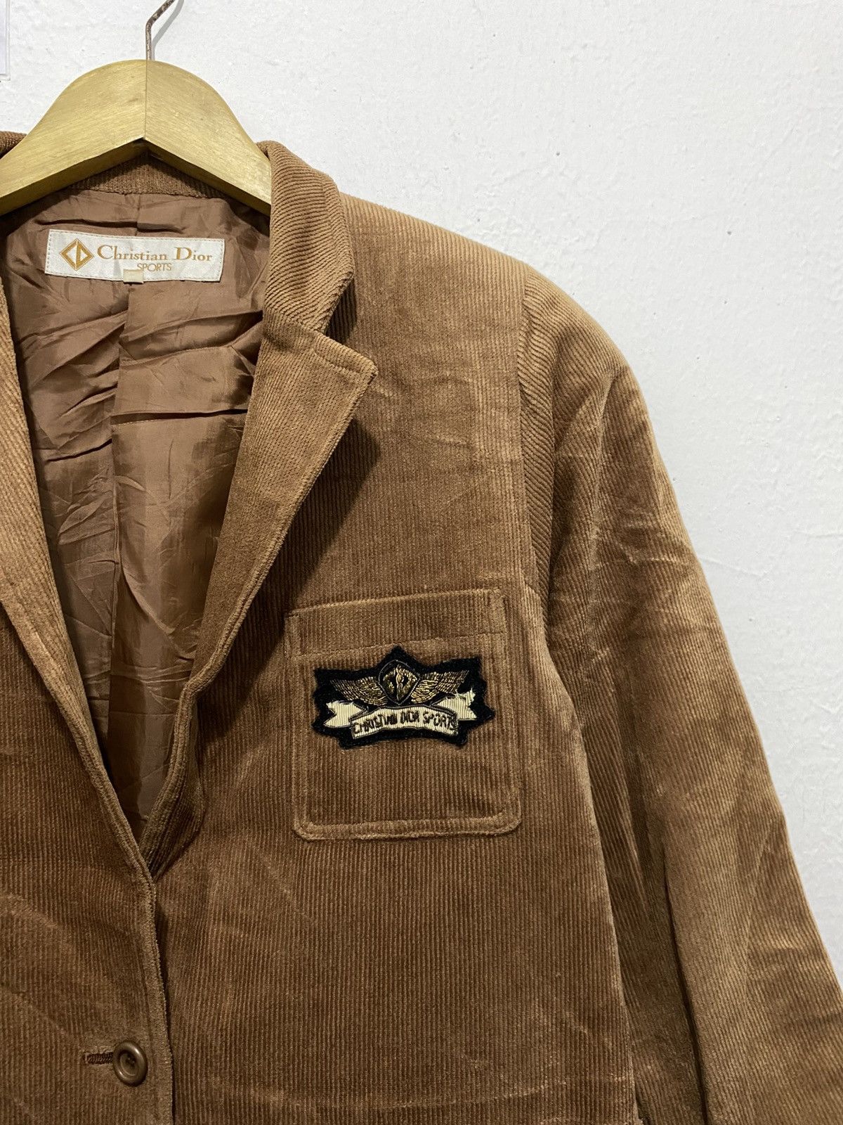 Dior Vintage Christian Dior Sports Curduroy Blazer Size US S / EU 44-46 / 1 - 2 Thumbnail