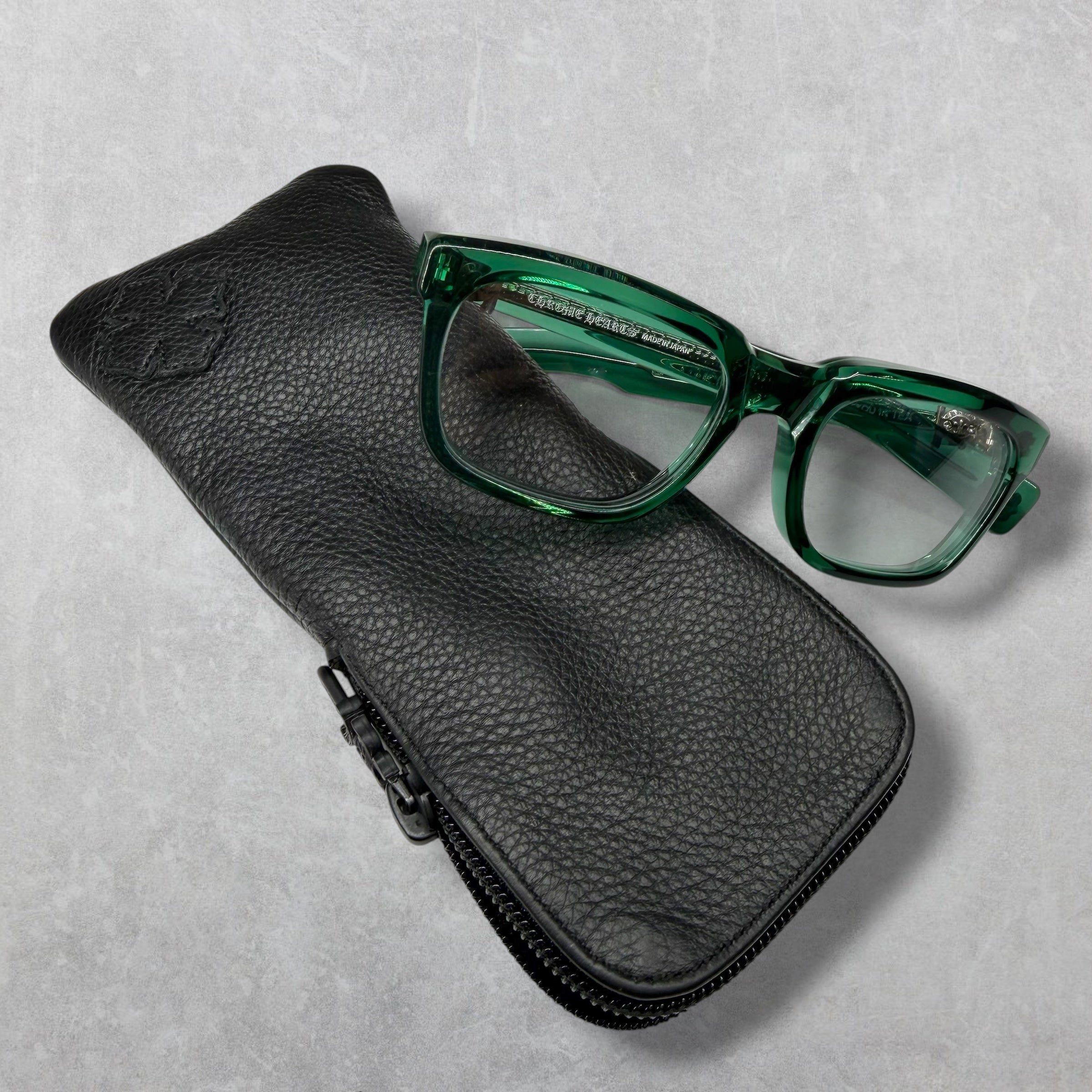 Chrome Hearts Chrome Hearts See You In Tea Marine Green Glasses Size ONE SIZE - 8 Thumbnail