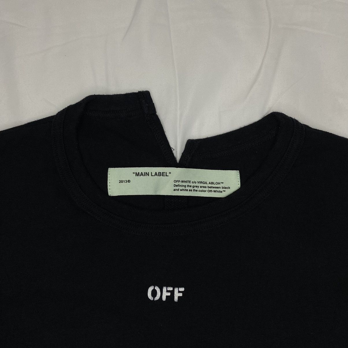 Off-White Off White Moto Spliced Tee Size US XXS / EU 40 - 6 Thumbnail