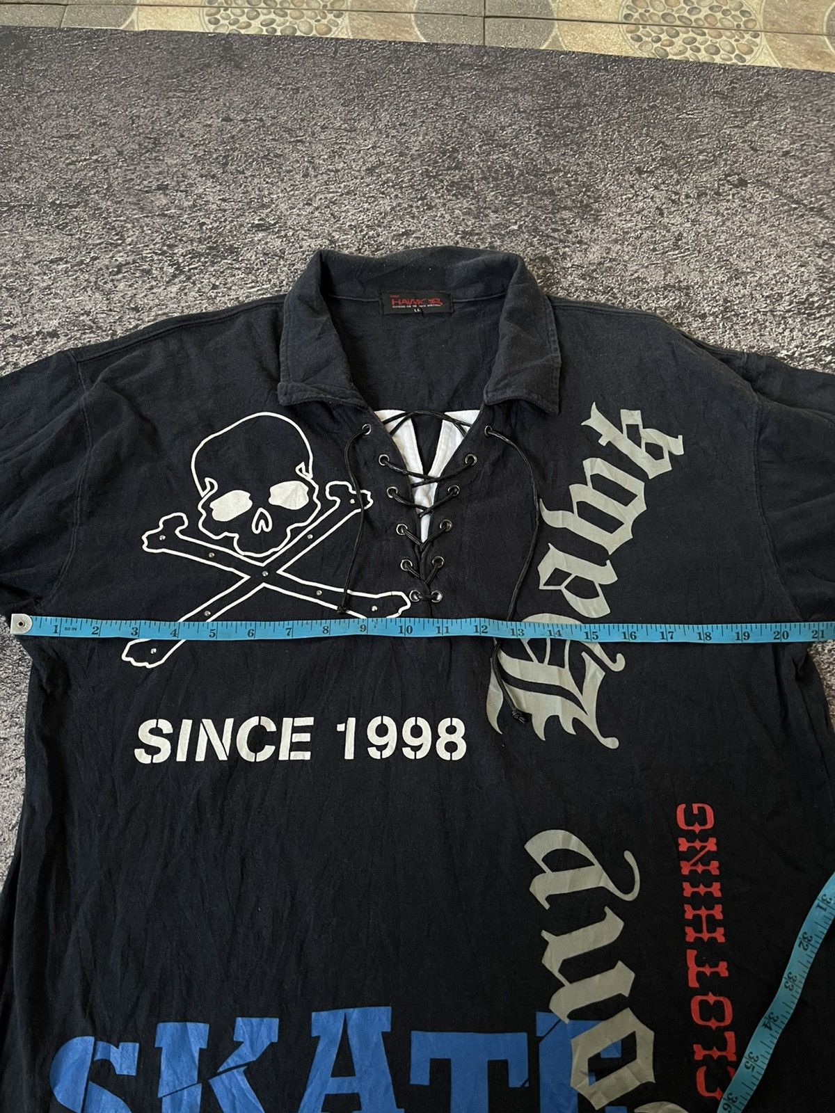 Japanese Brand Y2K Hawk Skull Laced Ifsixwasnine Size US L / EU 52-54 / 3 - 9 Thumbnail