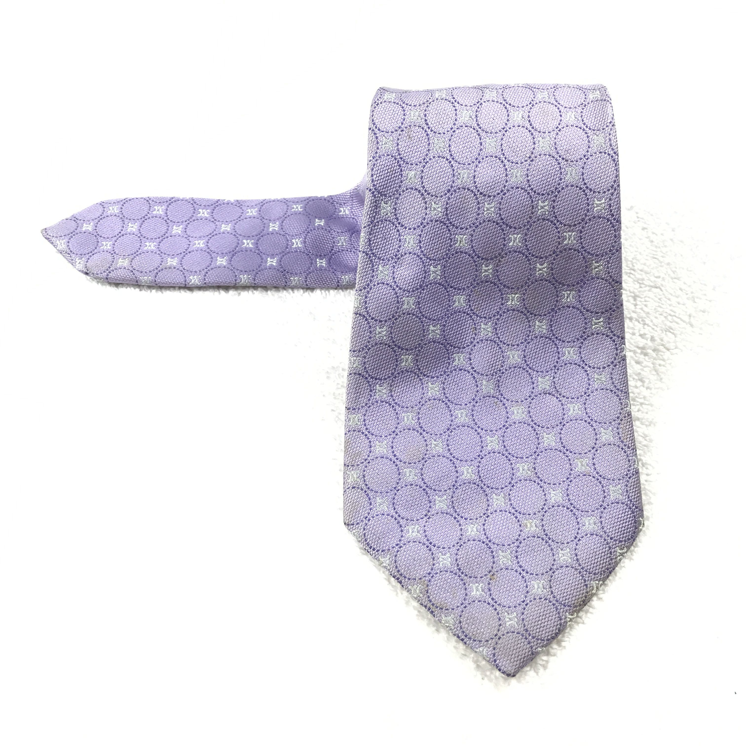 Celine Vintage Celine Monogram Silk Necktie Size ONE SIZE - 1 Thumbnail