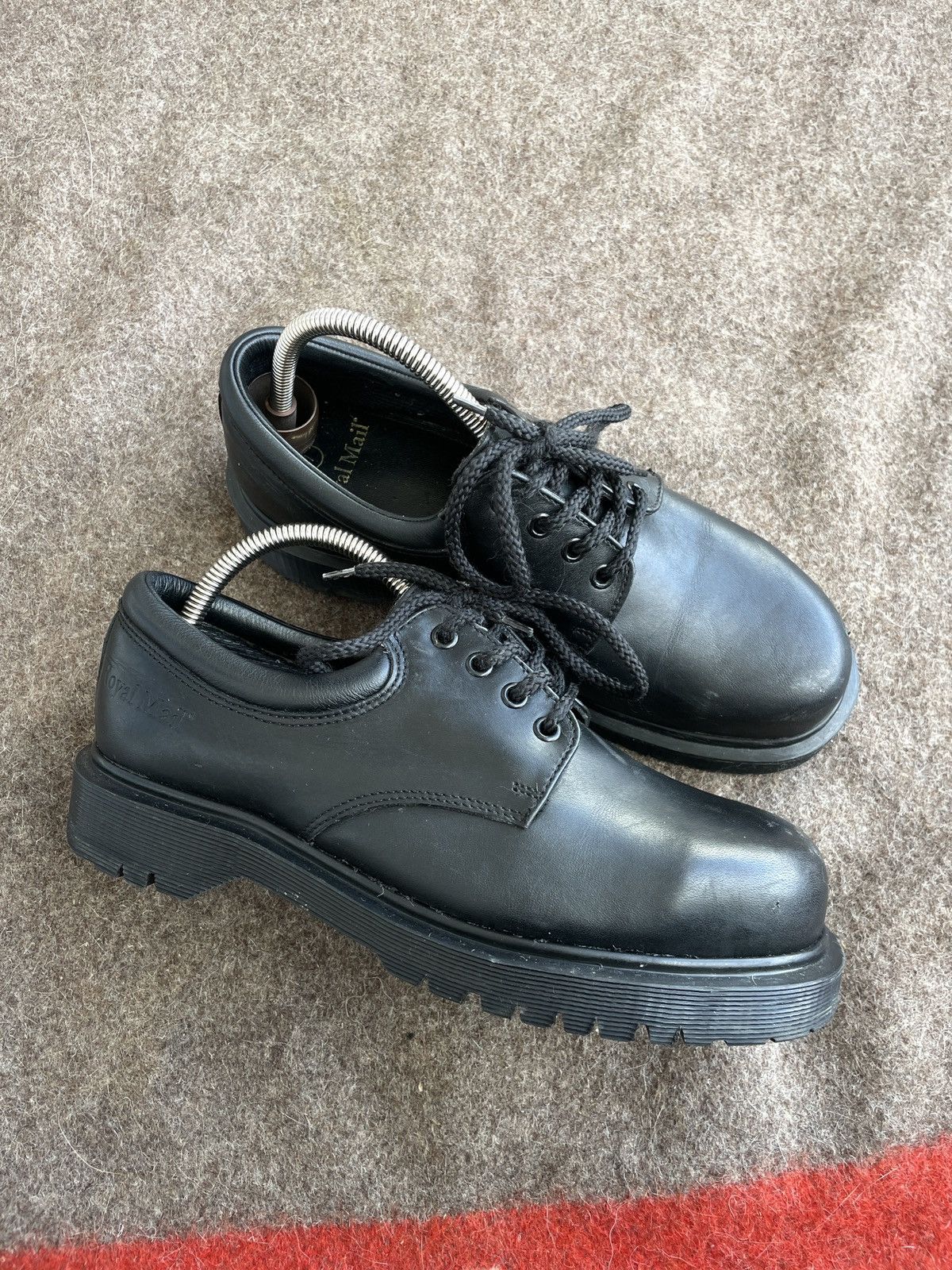 Dr Martens Royal Mail Steel Toe Leather Shoes Made England