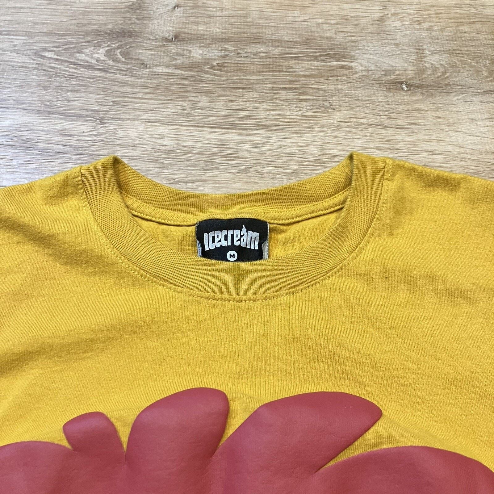 Icecream Ice Cream Flower BBC Billionaire Boys Club SS Yellow Tee Size US M / EU 48-50 / 2 - 4 Thumbnail
