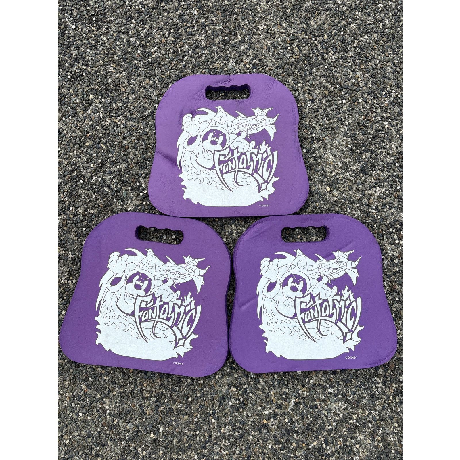 Disney Rare Vintage Fantasmic Disney Purple seat cover Disneyland Size ONE SIZE - 1 Thumbnail