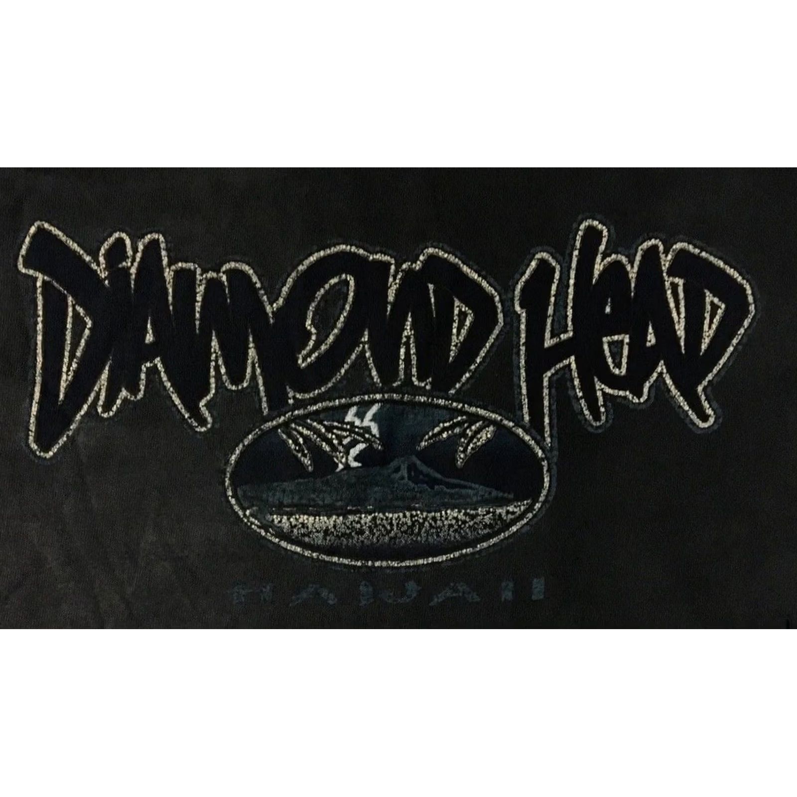 Vintage VINTAGE Diamond Head Hawaii Thrashed Faded Distressed Shirt XL Black Men's T-Shirt 90s Surf Skate Grunge Sun Graphic Size US XL / EU 56 / 4 - 3 Thumbnail