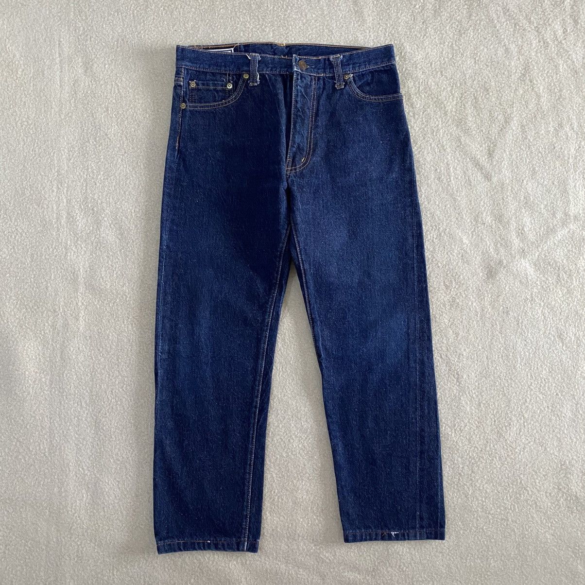 Edwin × Vintage Vintage 80's Edwin Blue Jeans Selvedge w29 Size US 29 - 1 Thumbnail