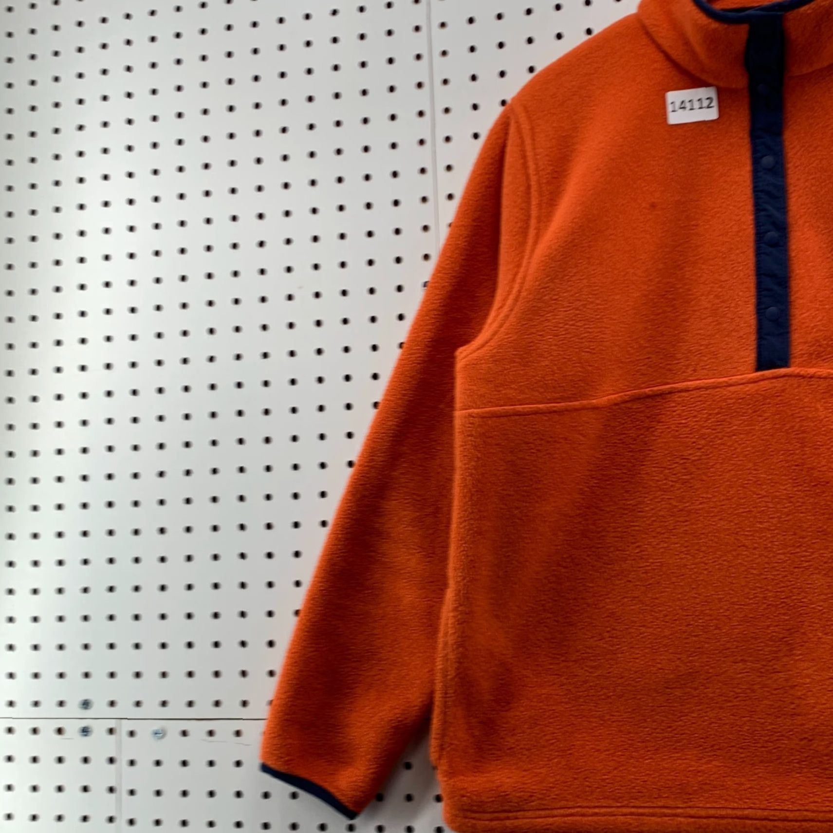 Vintage VINTAGE L.L. Bean Fleece Sweater 1/4 Snap Orange Womens Small Pullover Long Sleeve Size S / US 4 / IT 40 - 4 Thumbnail