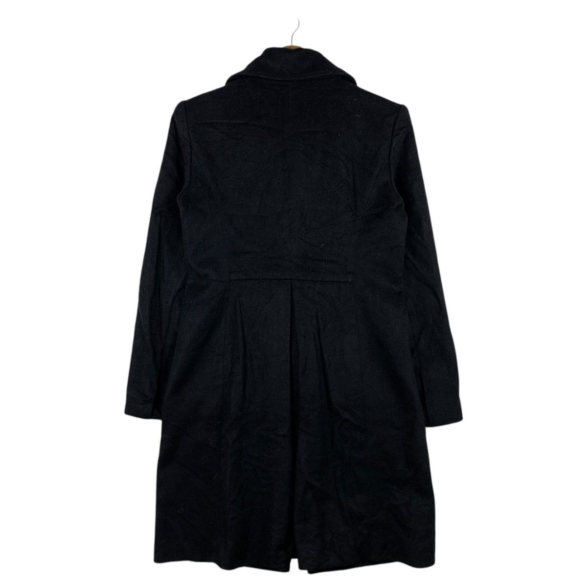 Armani × Armani Exchange ARMANI EXCHANGE Italy Black Wool Long Winter Coat Size US M / EU 48-50 / 2 - 4 Thumbnail