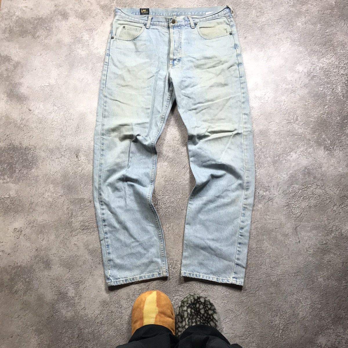 Vintage Vintage Lee Baggy Distressed Jeans Grunge 90s Thrashed 36 Size US 36 / EU 52 - 2 Thumbnail