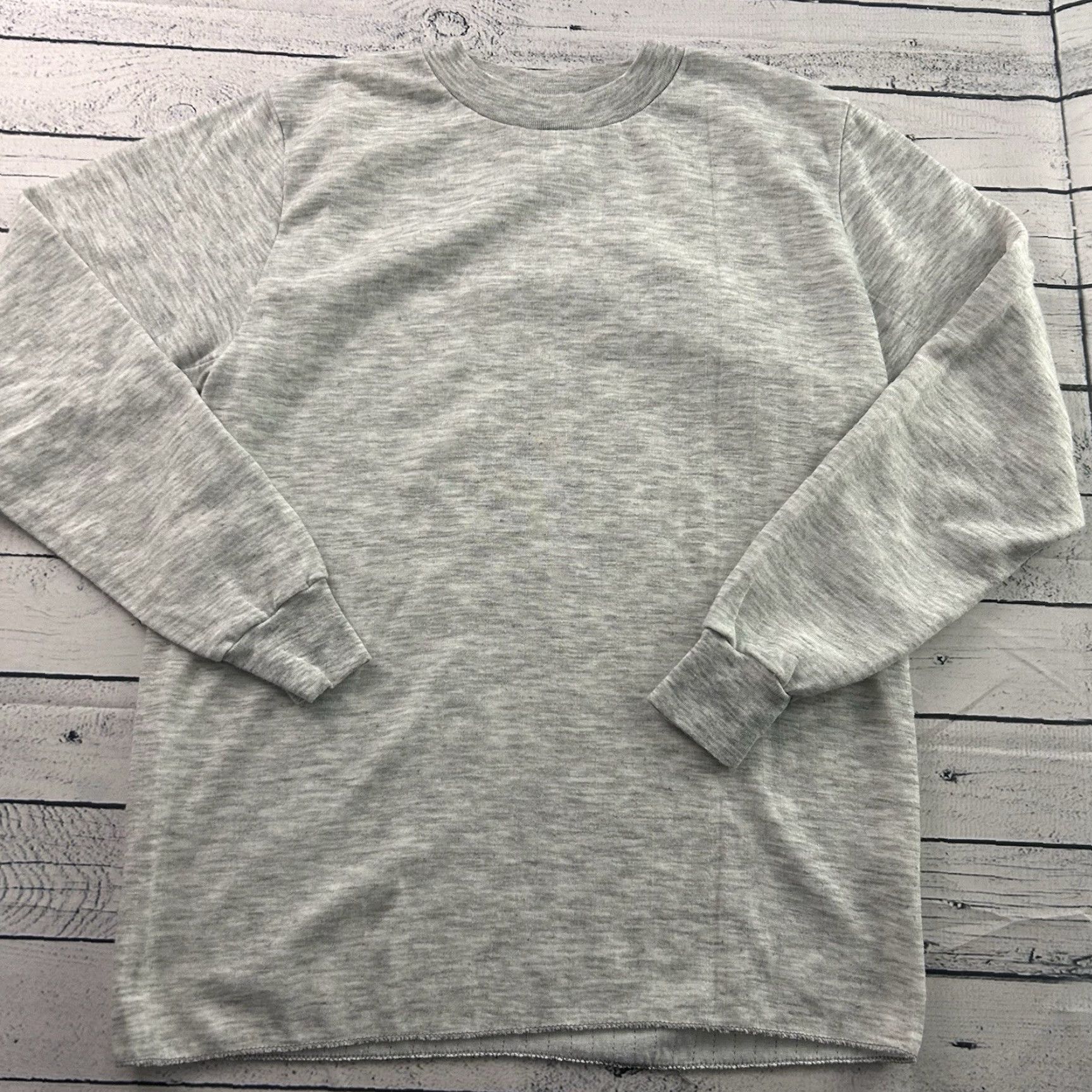 Vintage VINTAGE Medalist Shirt Mens L Gray USA Long Sleeve Baselayer Wool Polyester Size US L / EU 52-54 / 3 - 2 Thumbnail