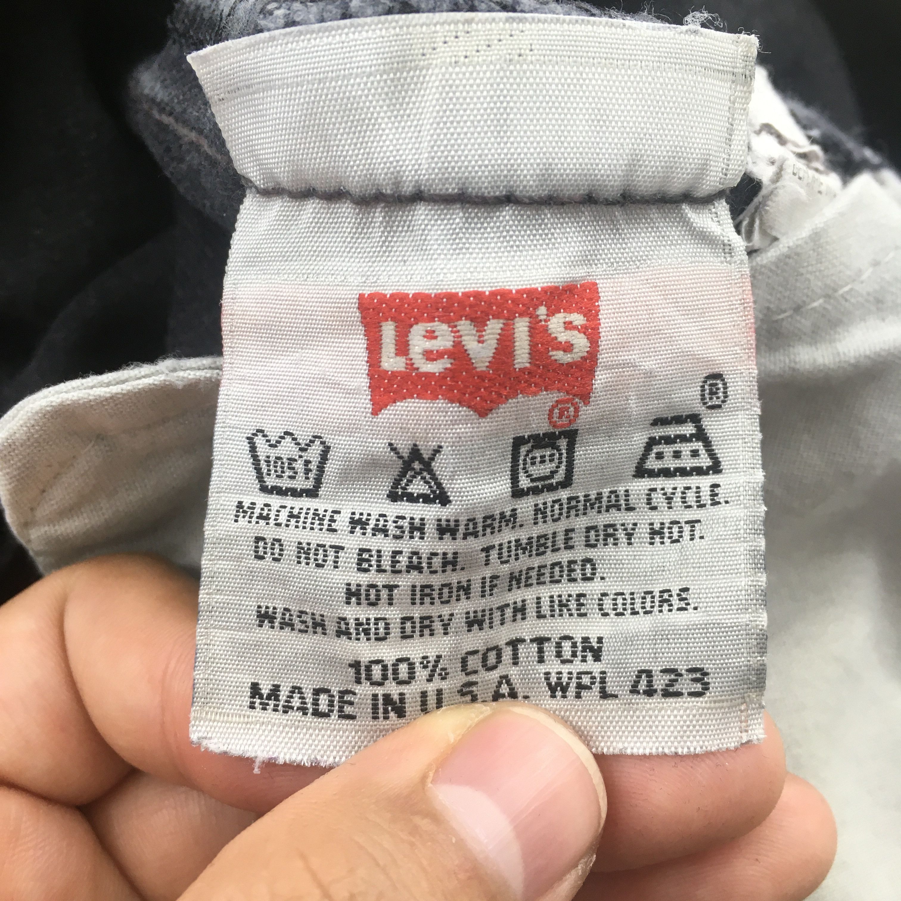 Levi's Size 29x29.5 Vintage 90s Levi's 501 Faded Black Jeans S728 Size US 29 - 13 Thumbnail