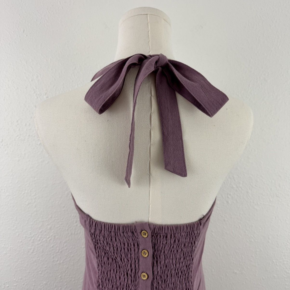 Kendall And Kylie KENDALL & KYLIE Mauve Pink Purple Neck Tie Halter Mini Dress Size S / US 4 / IT 40 - 9 Thumbnail