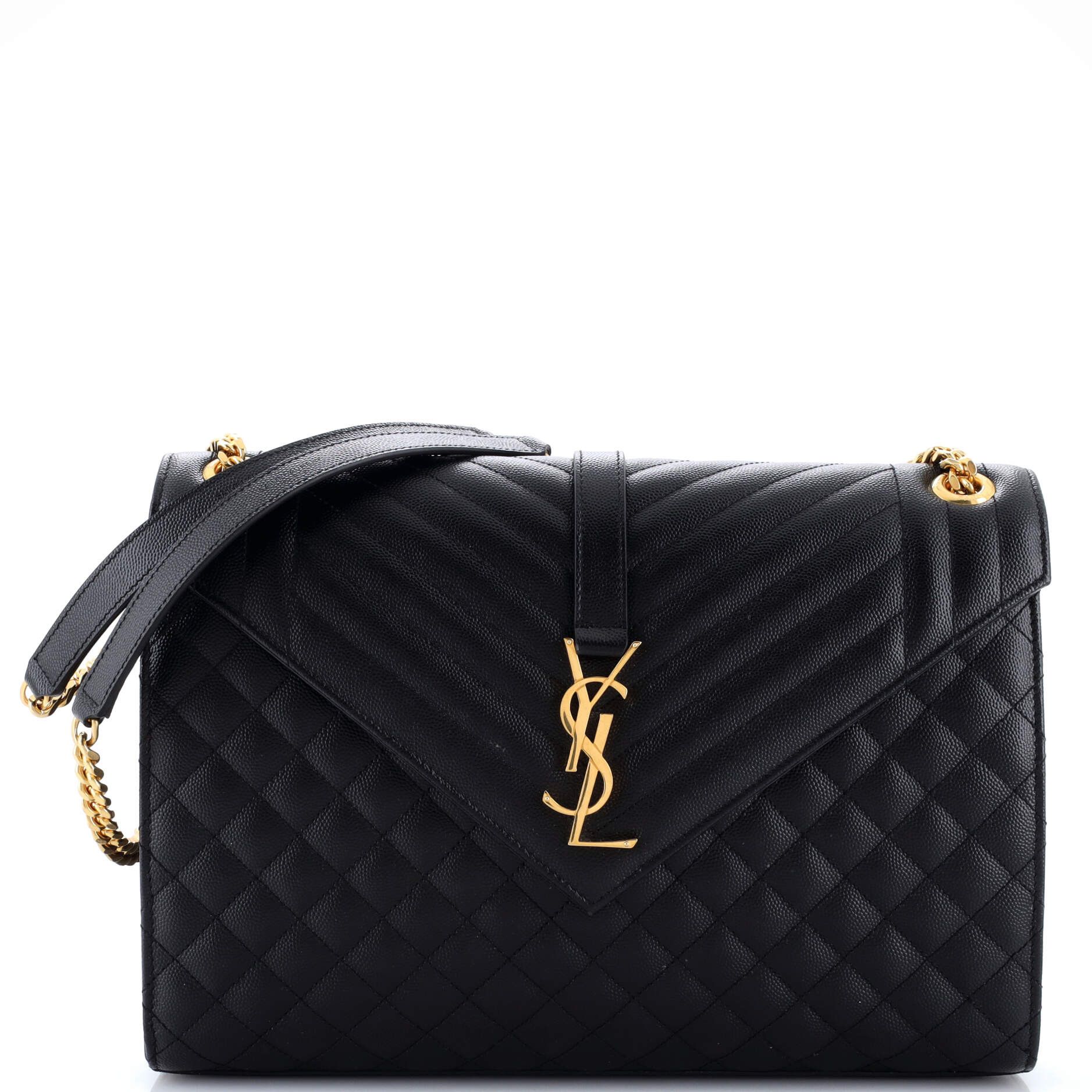 Saint Laurent Paris Classic Monogram Envelope Satchel Size ONE SIZE - 1 Thumbnail