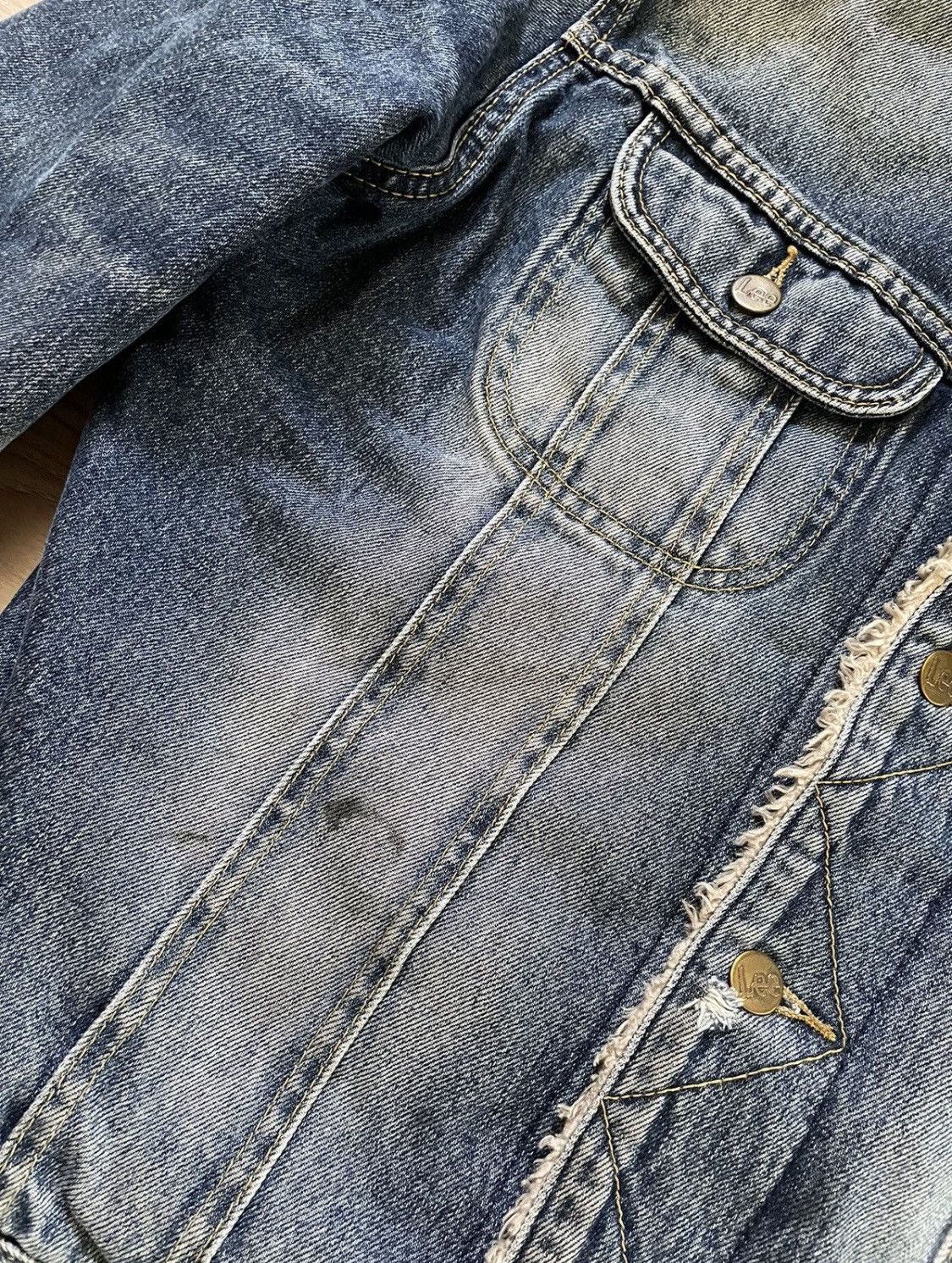 Lee × Vintage Lee Sherpa Lined Denim Vintage Jacket Size US L / EU 52-54 / 3 - 3 Thumbnail