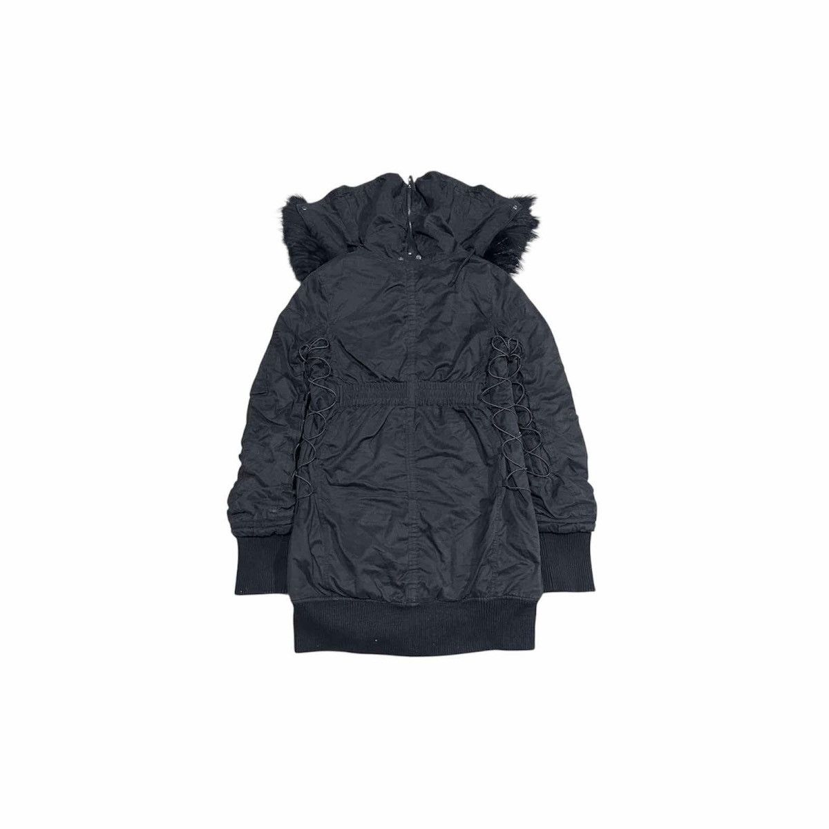 14th Addiction × Japanese Brand × Le Grande Bleu (L.G.B.) 🔥Sick Y2K Lip Service Parachute Fur Parka Jacket Drawstring Size US M / EU 48-50 / 2 - 10 Thumbnail