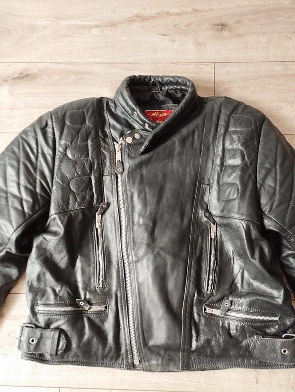 Other Akaso biker vintage leather jacket 80/90s size XL Size US XL / EU 56 / 4 - 2 Thumbnail