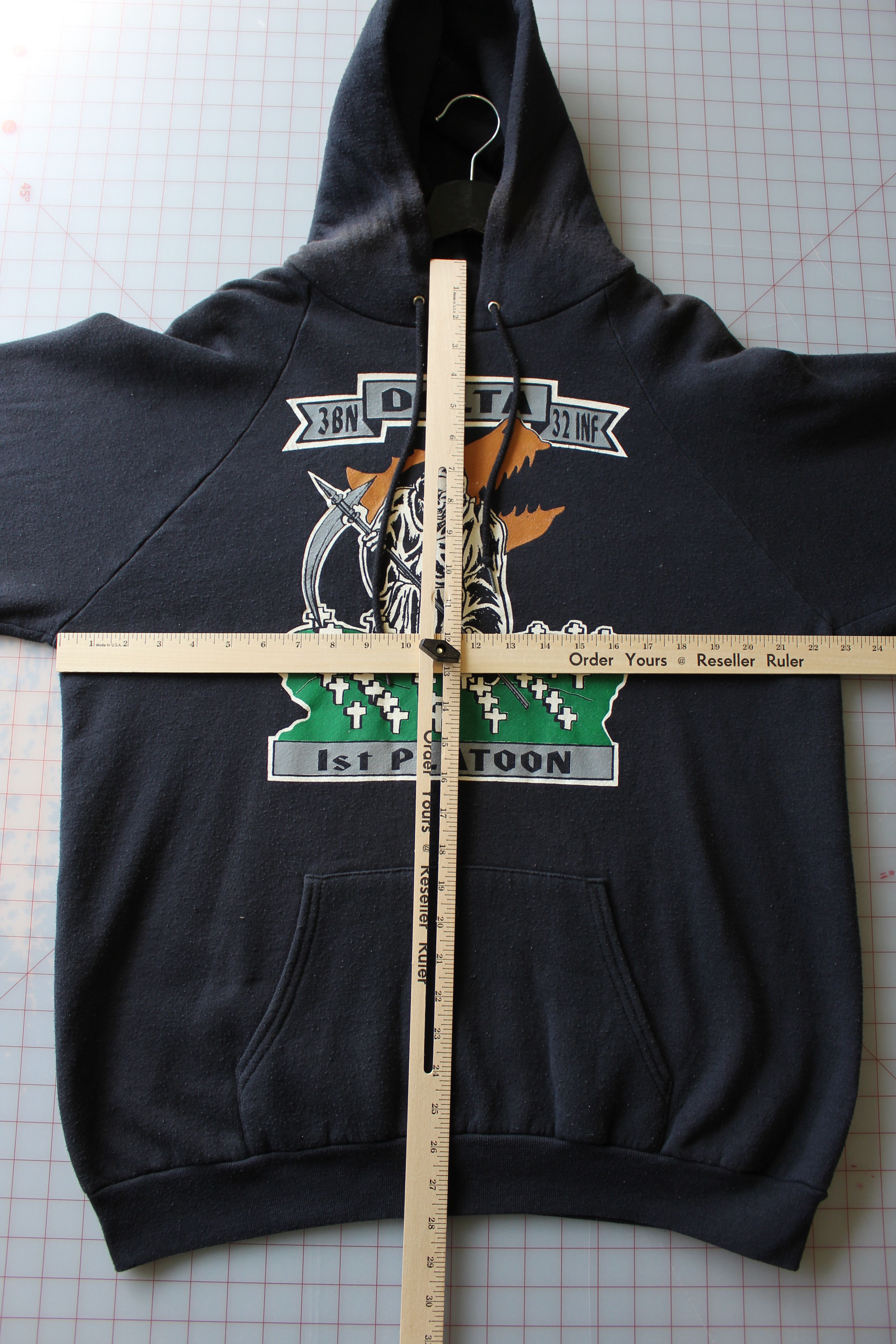 Vintage VINTAGE MILITARY HOODIE 1ST PLATOON Size US L / EU 52-54 / 3 - 5 Thumbnail
