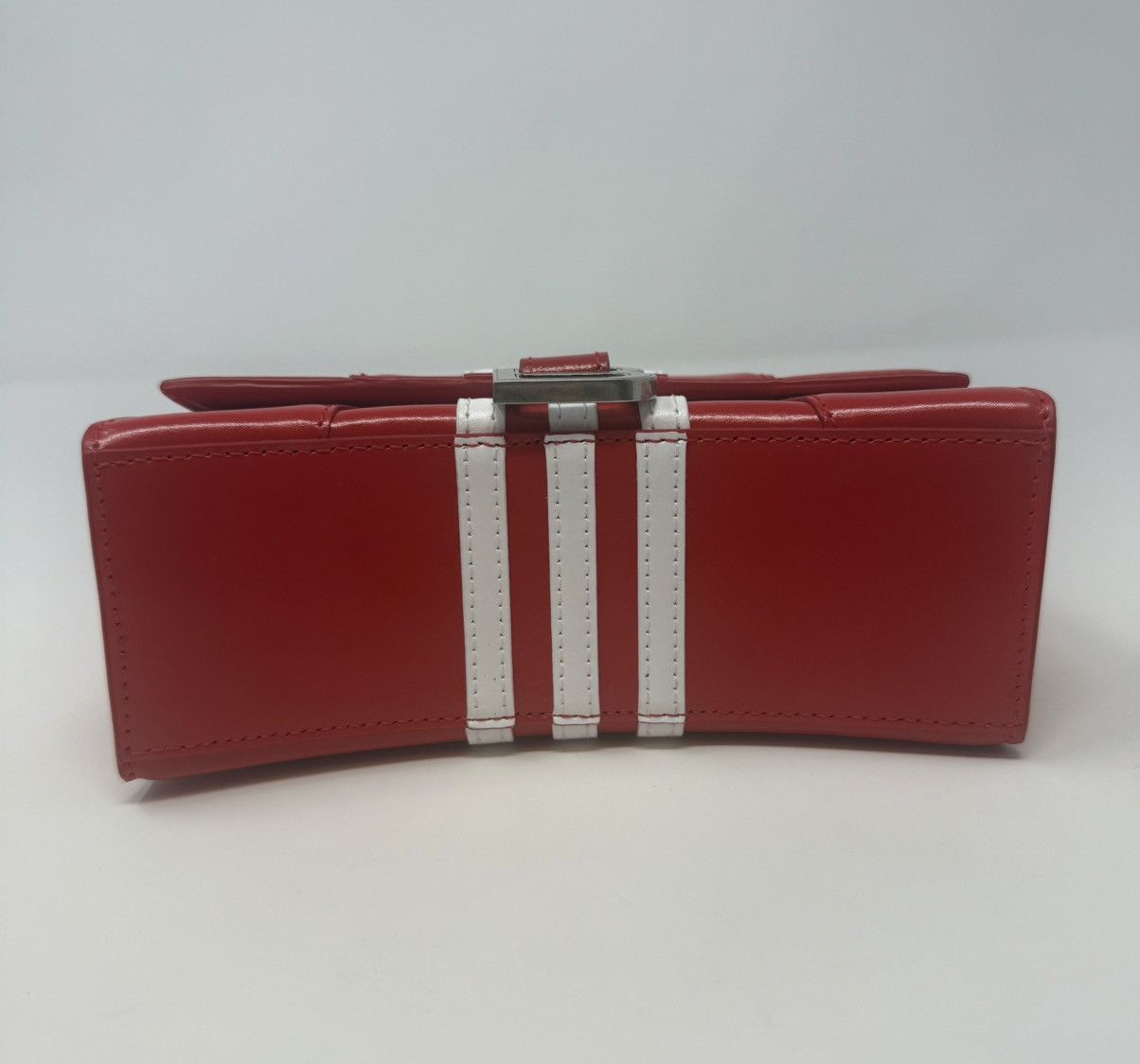 Adidas × Balenciaga Balenciaga Adidas XS Hourglass Top Handle Bag Red Size ONE SIZE - 4 Thumbnail