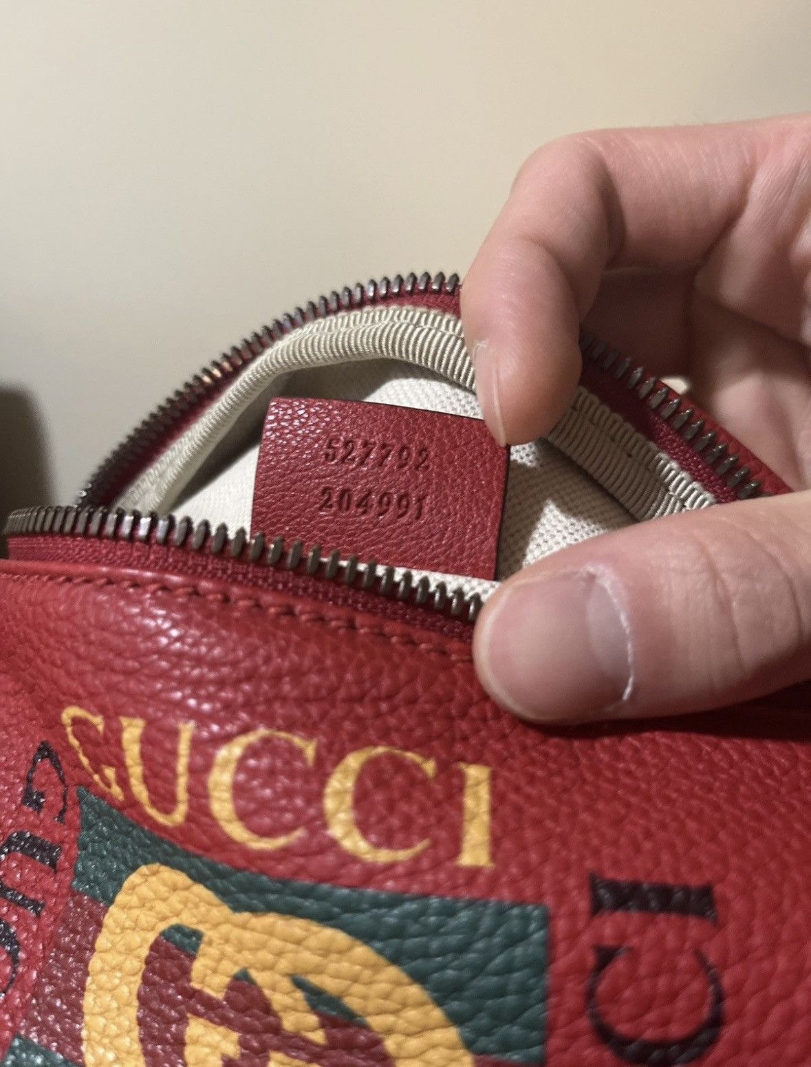 Gucci Gucci Small Hibiscus Red Belt Bag Size ONE SIZE - 5 Thumbnail