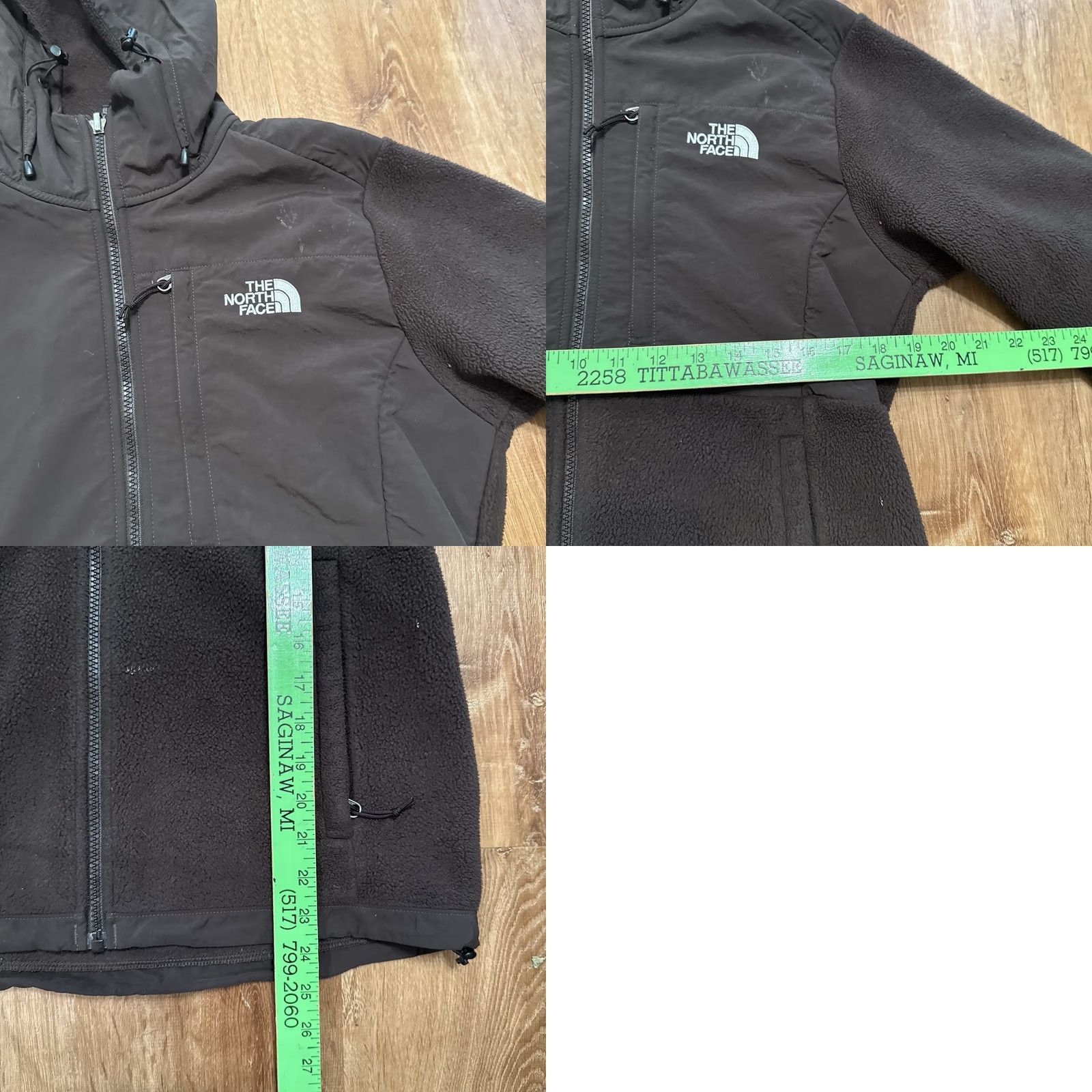 The North Face VINTAGE? NO -> No, proceed with: The North Face Denali Jacket Womens Medium Brown Hooded Fleece Polartec Stains Size M / US 6-8 / IT 42-44 - 8 Thumbnail