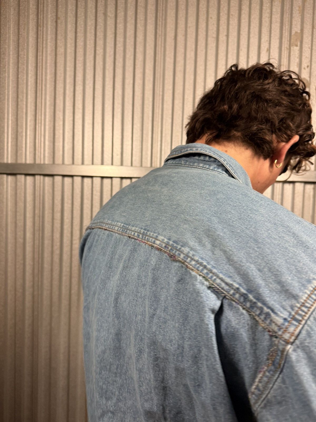 Levi's 70s Vintage Orange Tag Levis Button Up Western Denim Shirt Size US M / EU 48-50 / 2 - 4 Thumbnail