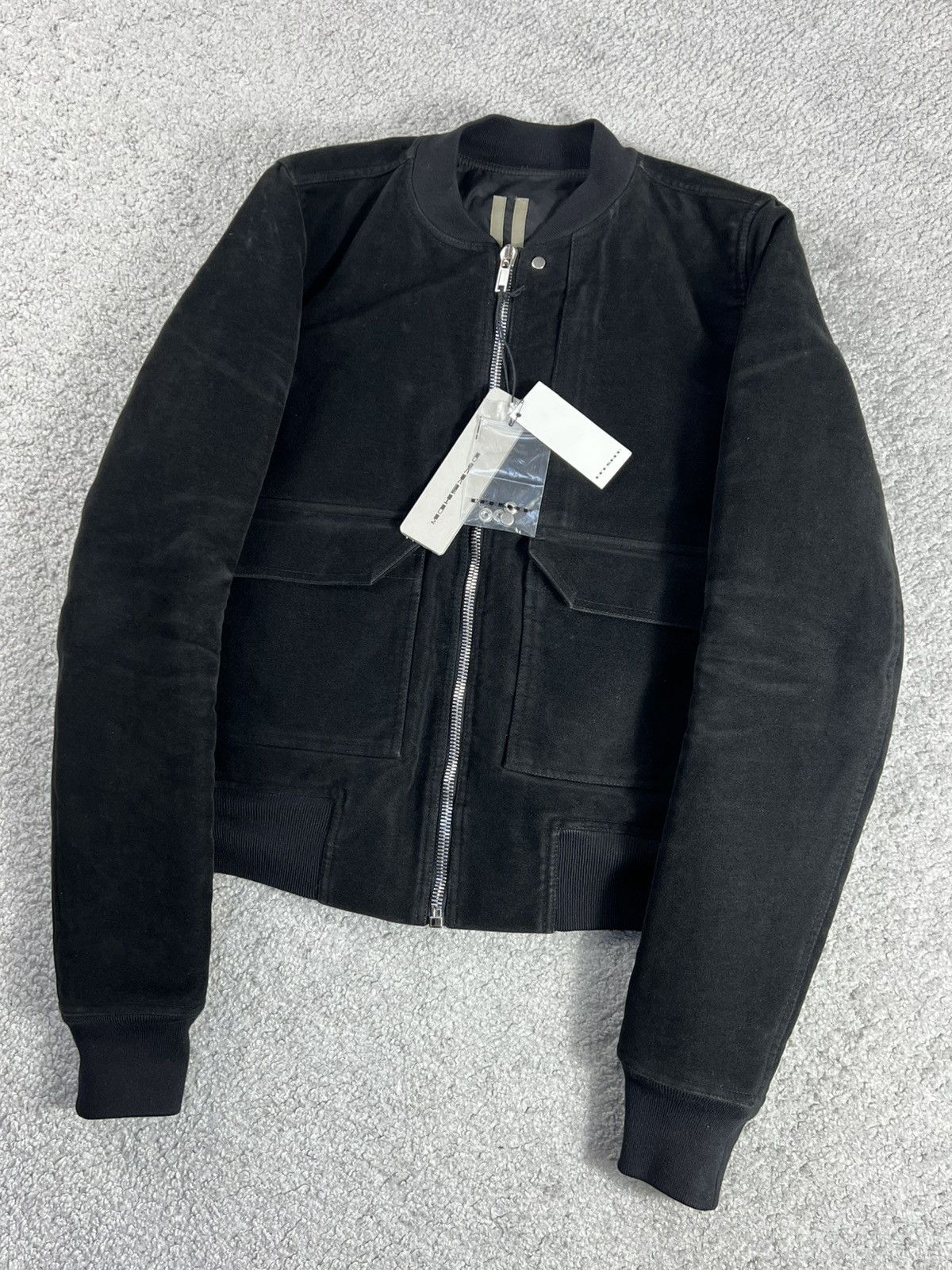 Rick Owens Drkshdw Rick Ownes DRKSHDW Cop Flight Jacket Size L Size US L / EU 52-54 / 3 - 2 Thumbnail