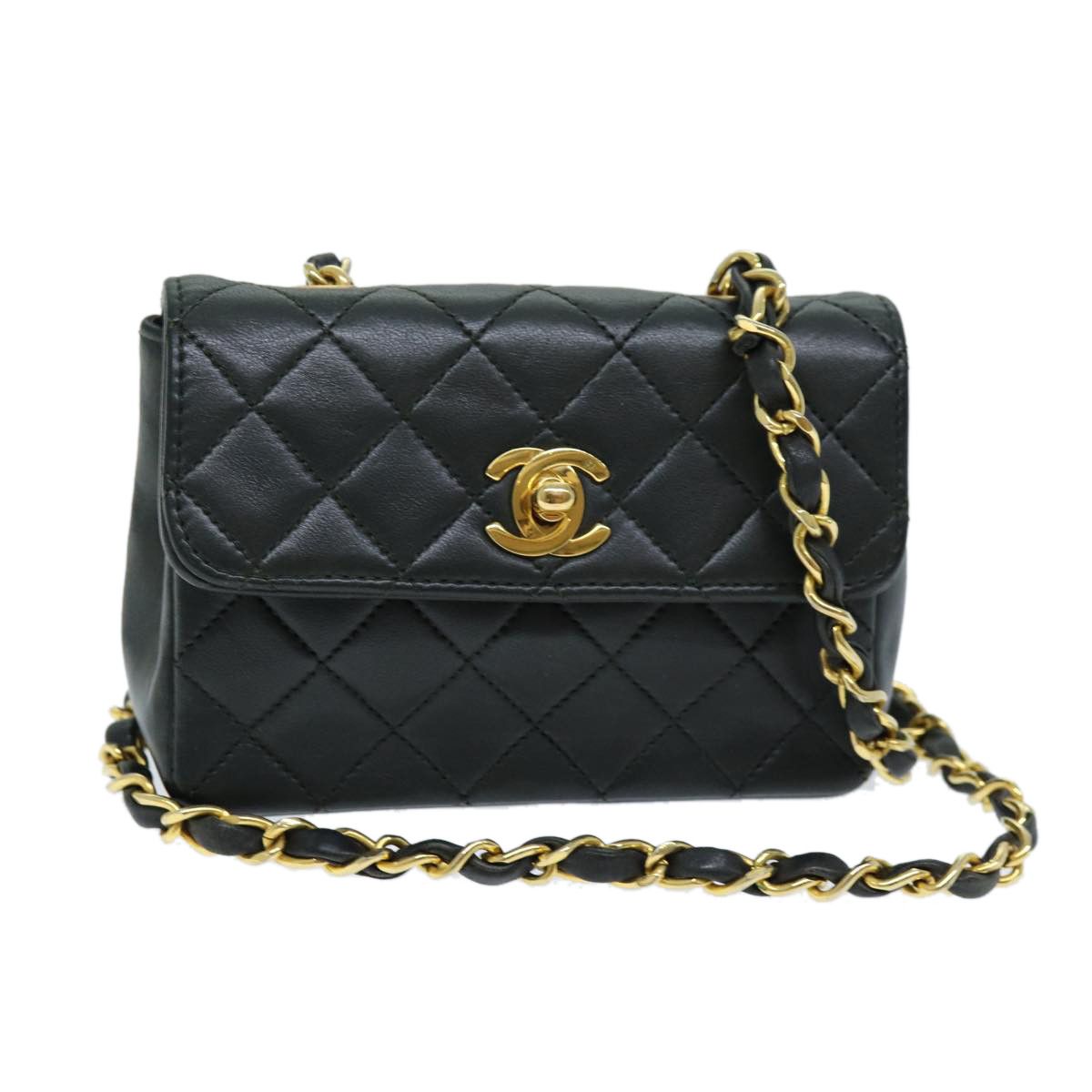 Chanel Timeless Black Leather Shoulder Bag (Pre-Owned) Size ONE SIZE - 1 Thumbnail