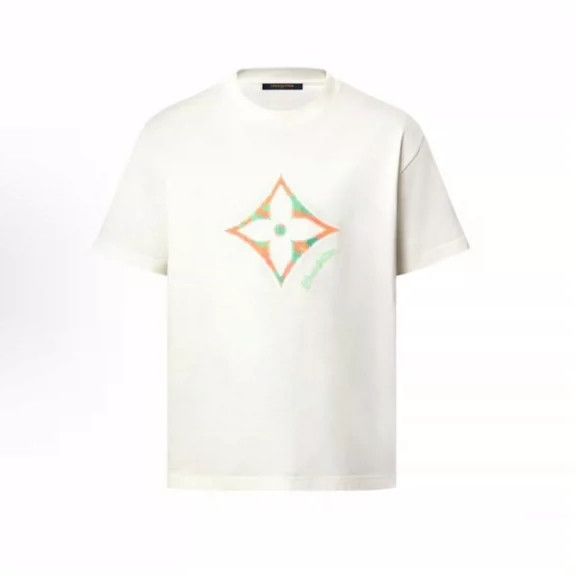 Louis Vuitton louis vuitton Beaded printed short sleeve Size US S / EU 44-46 / 1 - 1 Thumbnail