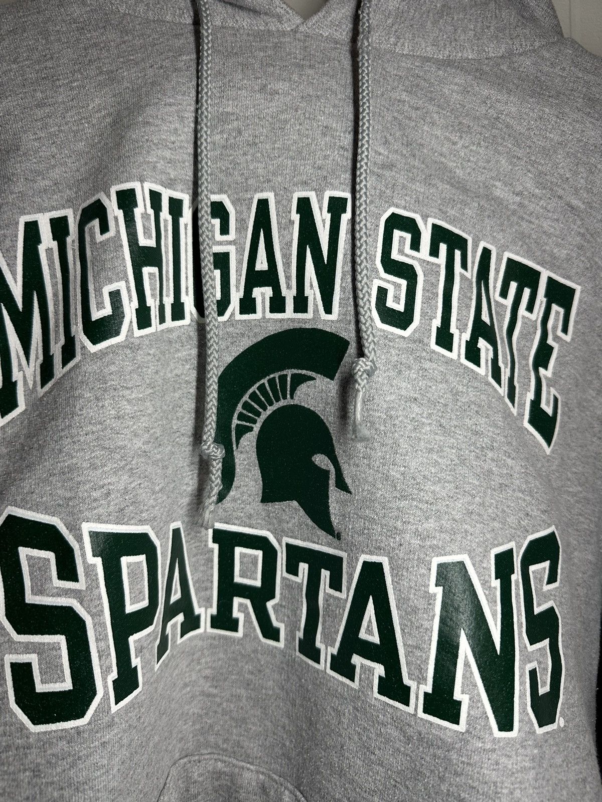 Champion × Vintage Grey MSU Champion Hoodie Size S / US 4 / IT 40 - 2 Thumbnail