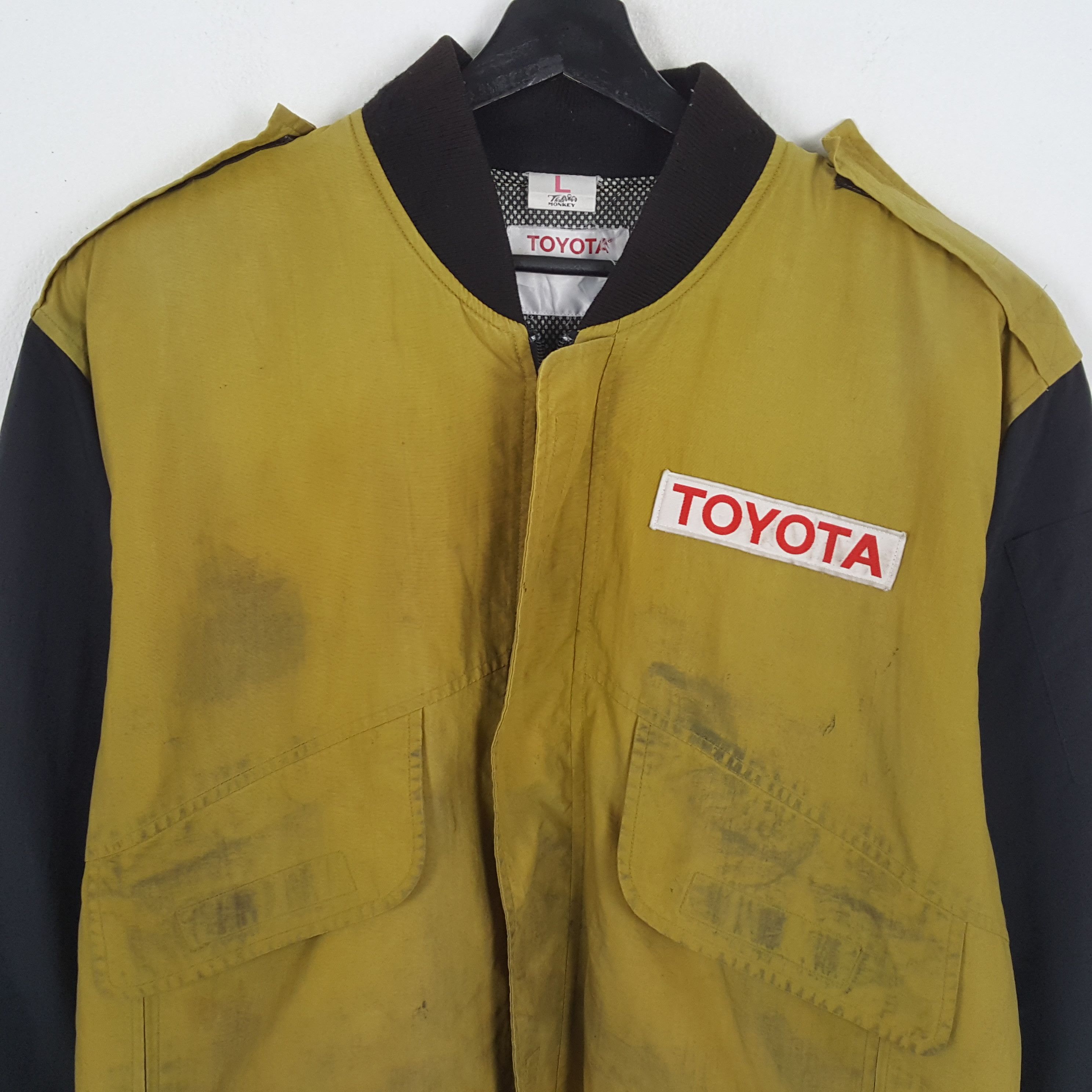 Vintage TRD TOYOTA MOTORSPORTS Workwear Custom Jacket Size US XL / EU 56 / 4 - 4 Thumbnail
