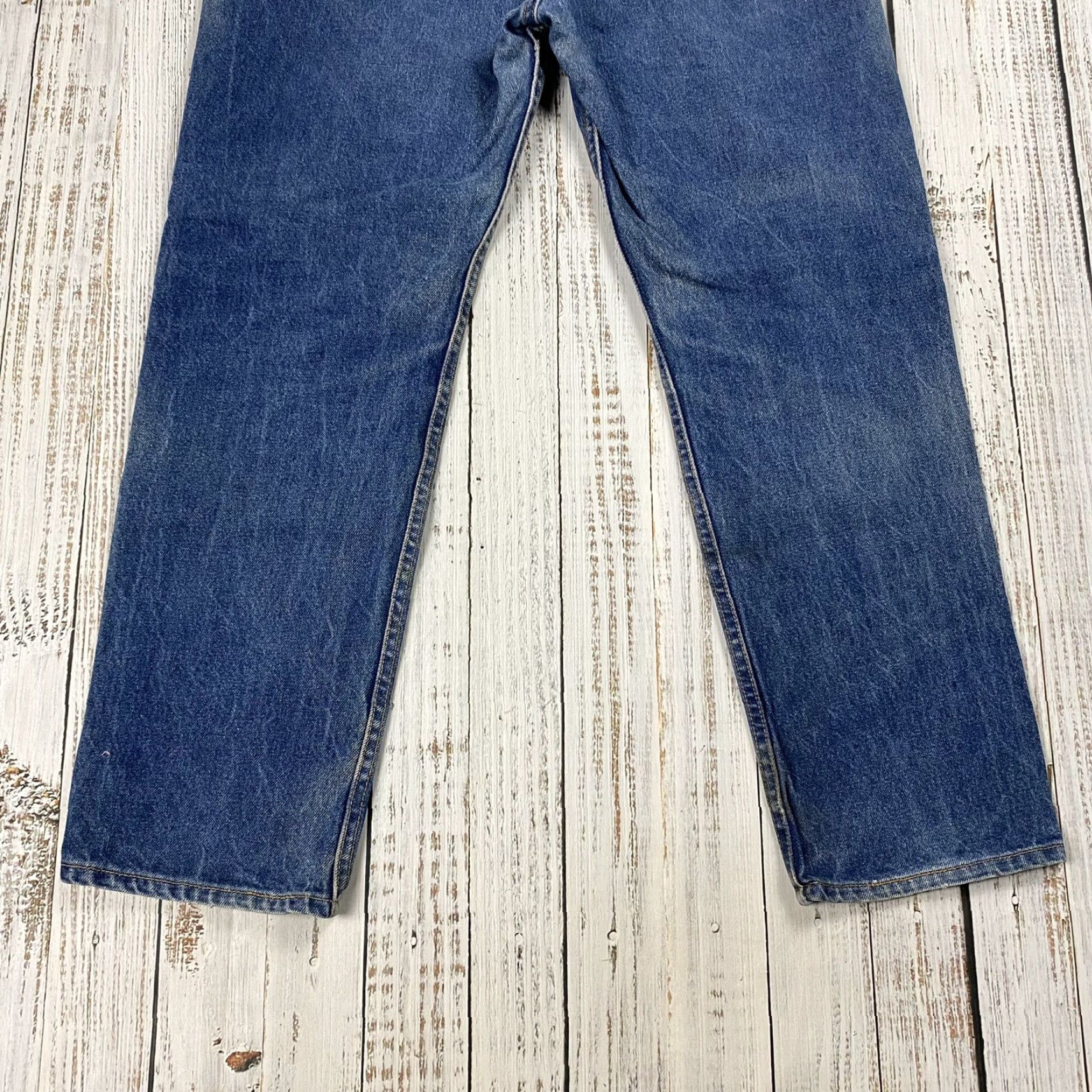 Levi's VINTAGE Levi's 505 Straight Leg Blue Jeans 40x30 USA Mens Size US 40 / EU 56 - 5 Thumbnail