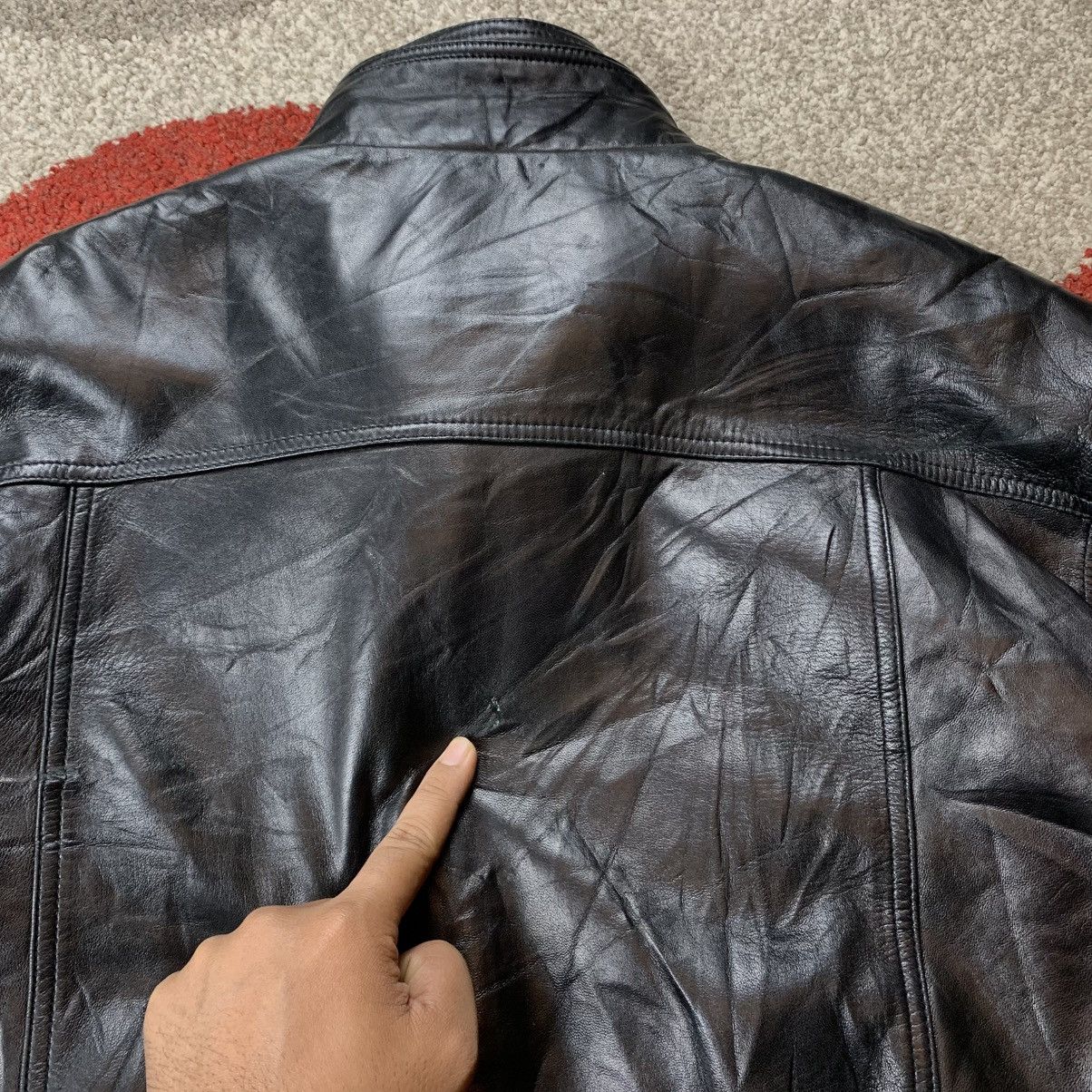 Genuine Leather Wind Armor Leather Jacket Size US L / EU 52-54 / 3 - 17 Thumbnail