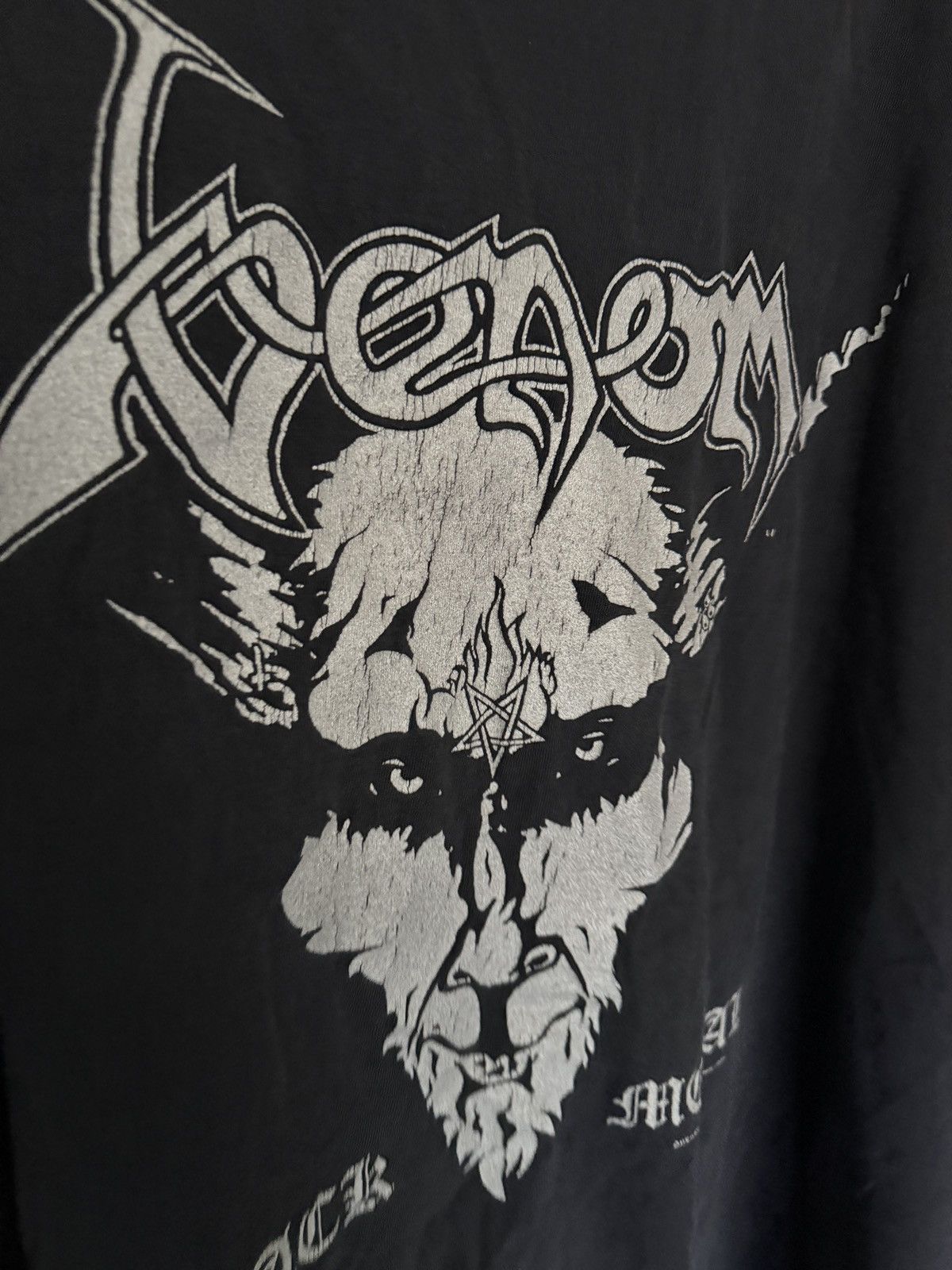 Vintage Vintage Venom Black Metal Shirt XL Size US XL / EU 56 / 4 - 2 Thumbnail