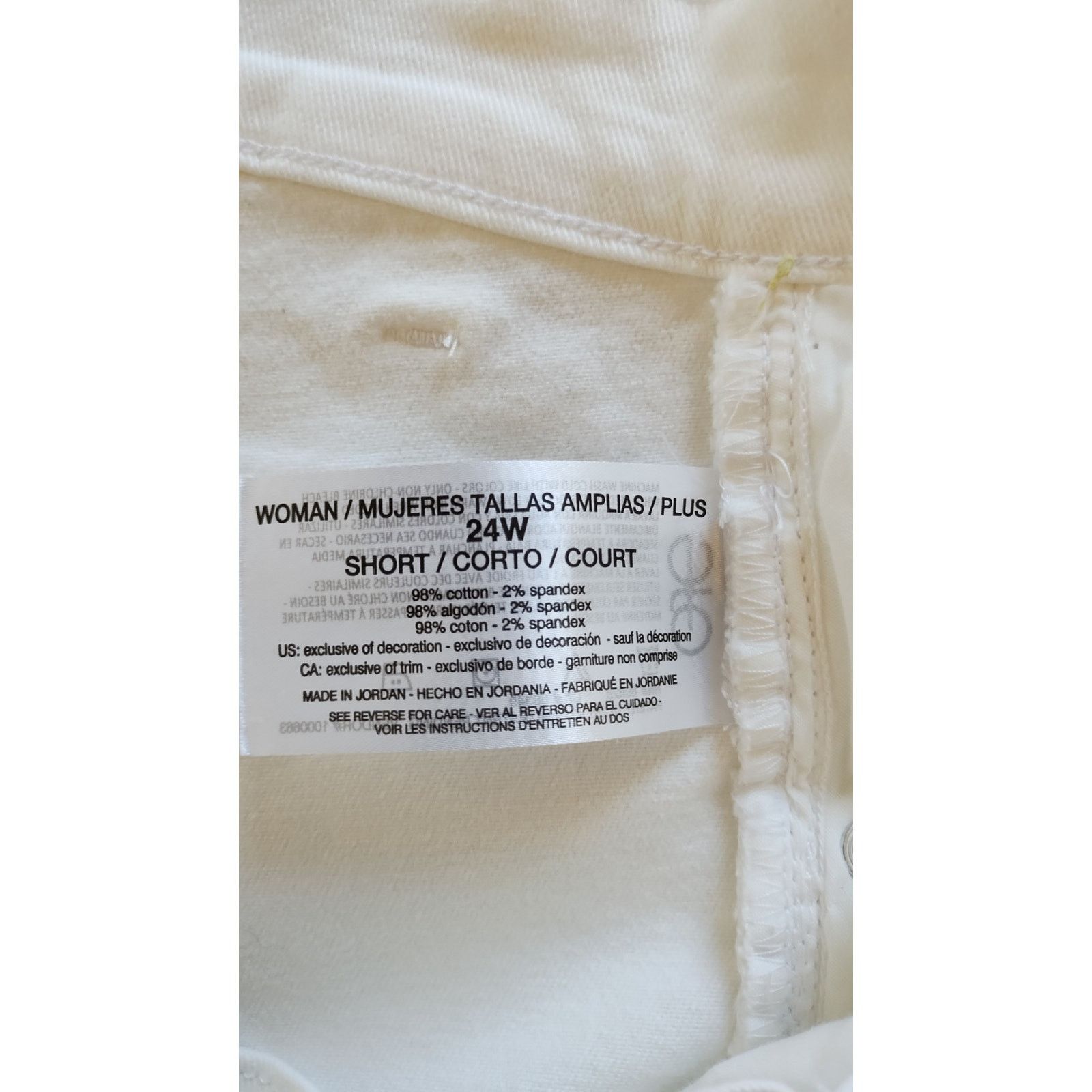 Gloria Vanderbilt NWT Gloria Vanderbilt Slimming Jeans Women Size 24W White Size 24" / US 00 / IT 34 - 11 Thumbnail