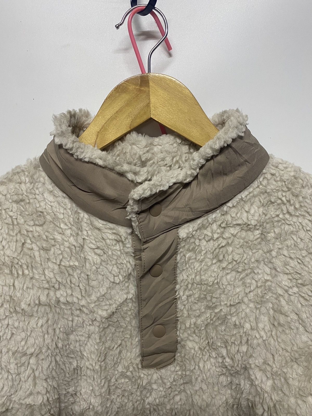 Uniqlo × White Mountaineering Uniqlo x White Mountaineering Sherpa Half Button Jacket Size US L / EU 52-54 / 3 - 5 Thumbnail