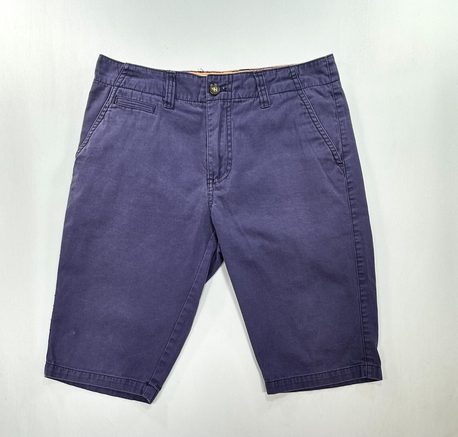 Other Johnnie B Flat Front 100% Cotton Chino Shorts Purple Mens 28 Size US 28 / EU 44 - 1 Thumbnail