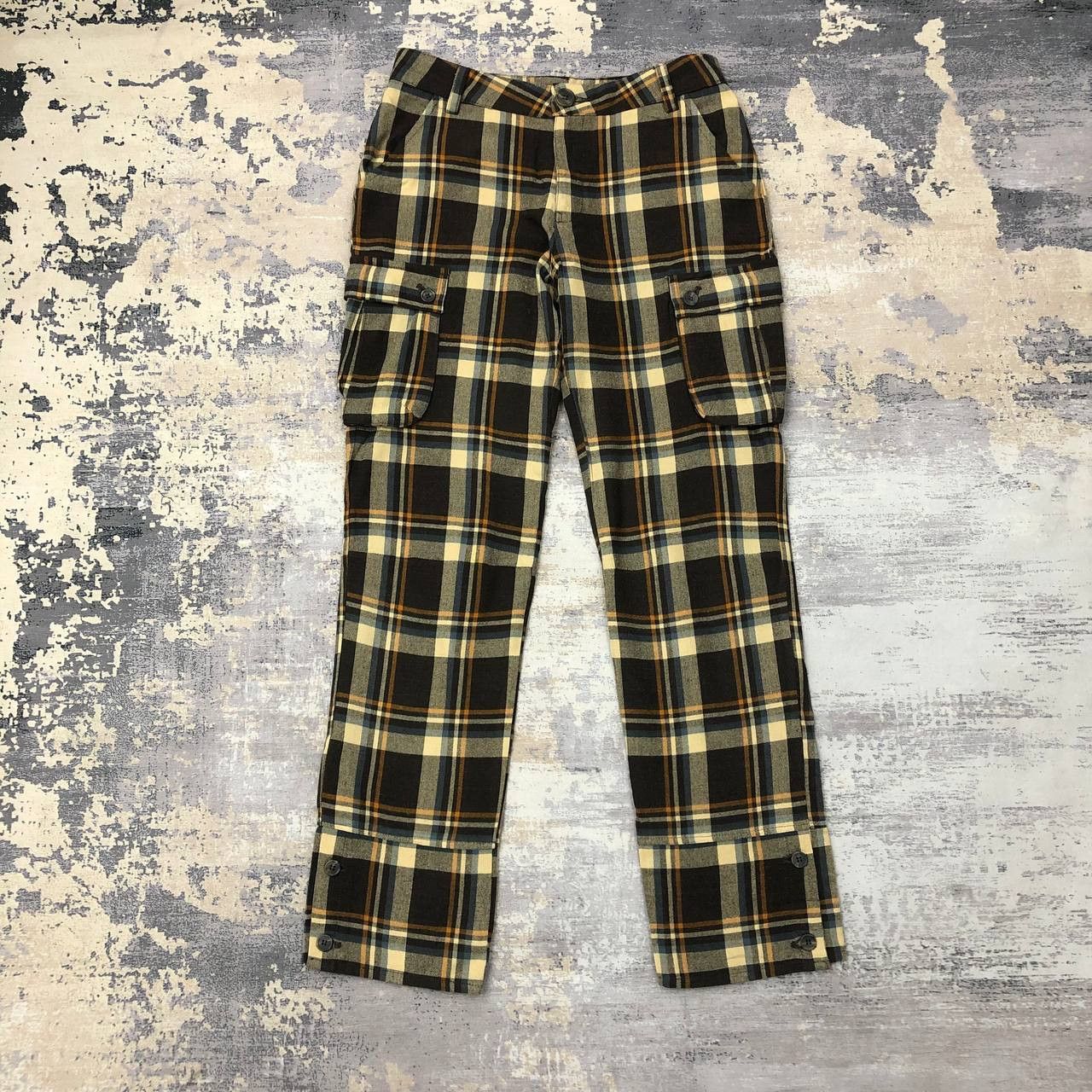 Japanese Brand × Le Coq Sportif P260 LE COQ SPORTIF X FRAIS TARTAN CARGO PANTS Size 28" / US 6 / IT 42 - 1 Thumbnail