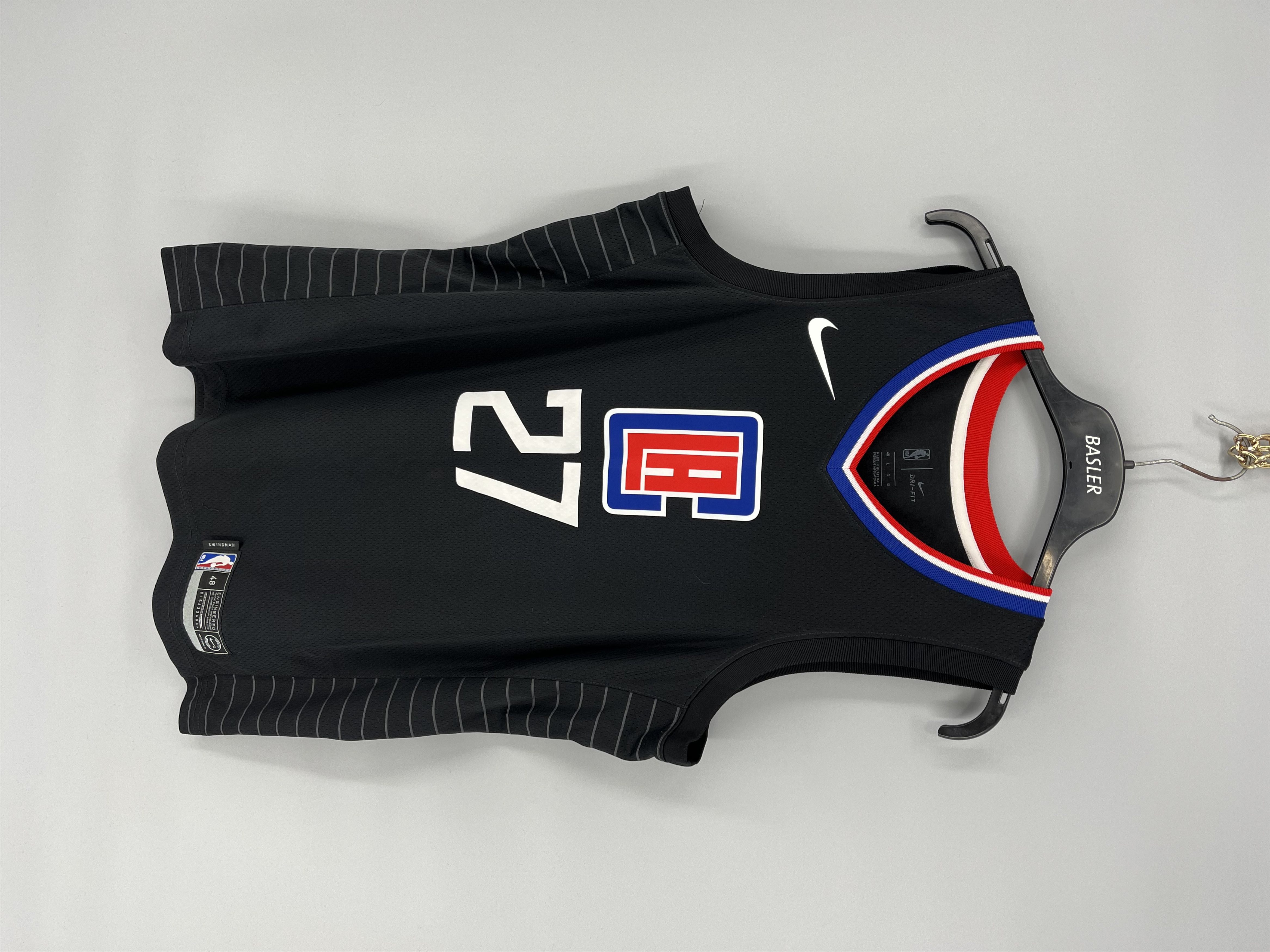 NBA Nike NBA Los Angeles Clippers №27 Tudor Black Size US L / EU 52-54 / 3 - 1 Thumbnail