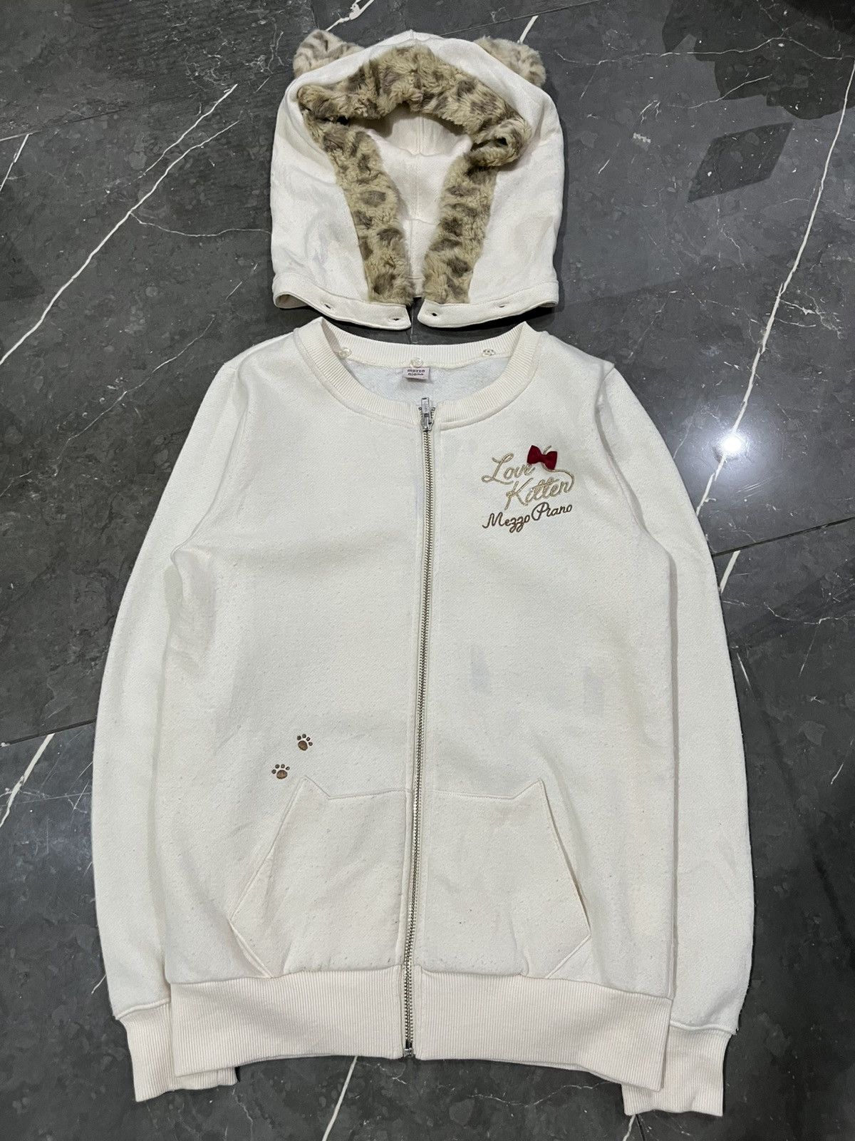 Hysteric Glamour 2000's MEZZO PIANO CATS FUR HOODIE Size S / US 4 / IT 40 - 3 Thumbnail