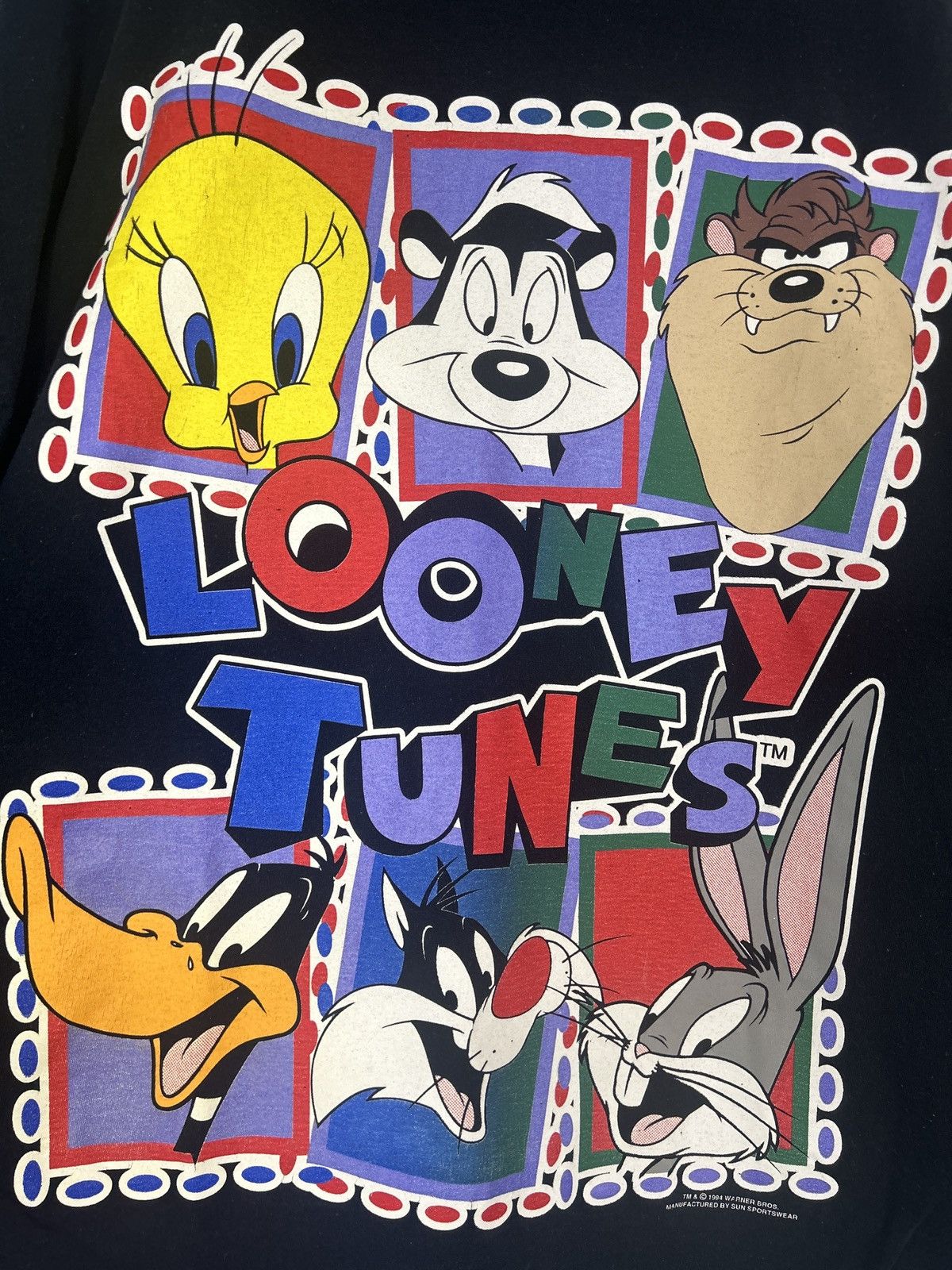 Vintage Vintage 1994 Looney Tunes Tweety Bugs Bunny Taz Tee Size US XL / EU 56 / 4 - 3 Thumbnail