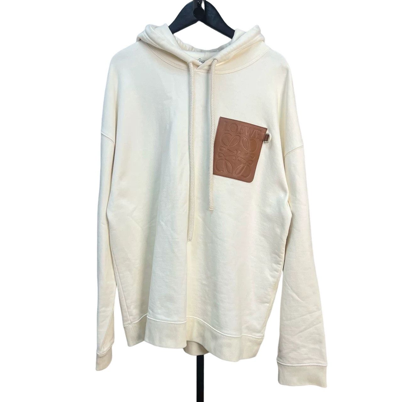 Loewe Loewe Leather Patch Hoodie Size XL Size US XL / EU 56 / 4 - 1 Thumbnail