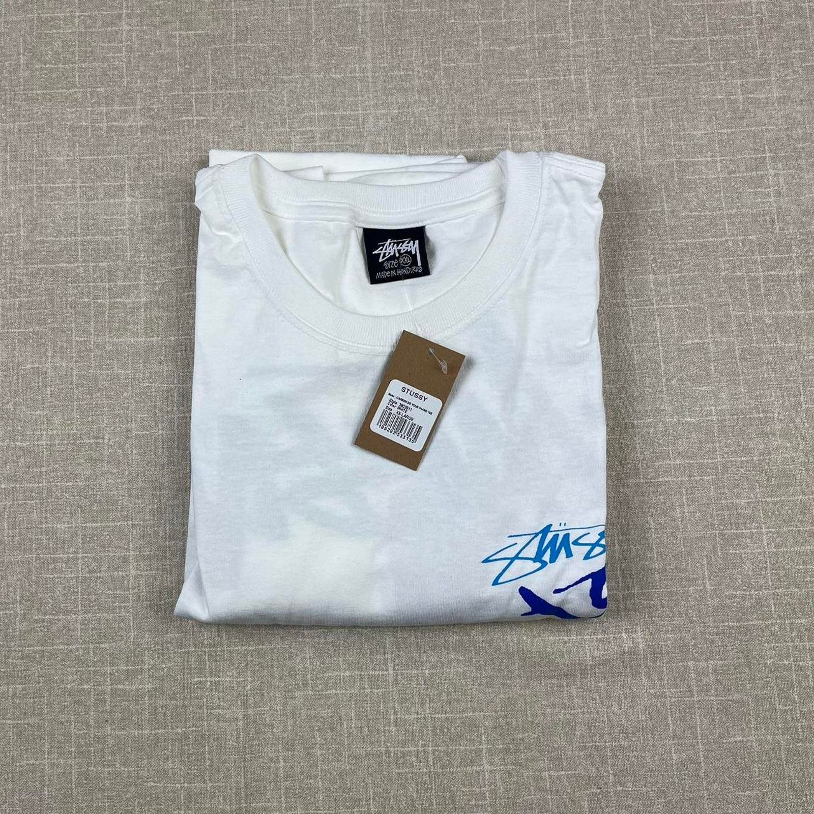 Stussy x David Carson Do Your Thang T Shirt in White